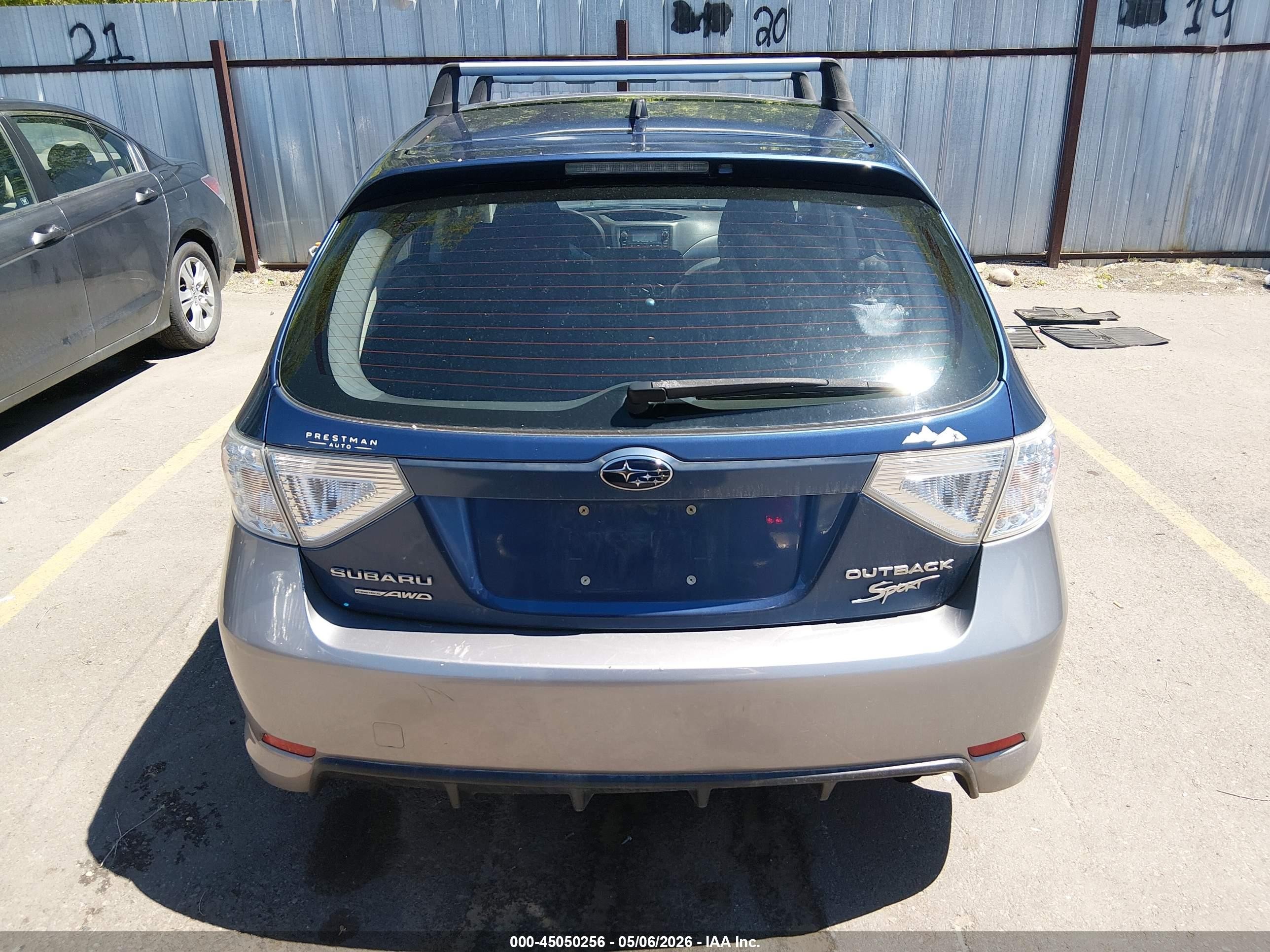 2011 Subaru Impreza Outback Sport   Blue vin: JF1GH6D63BH803761