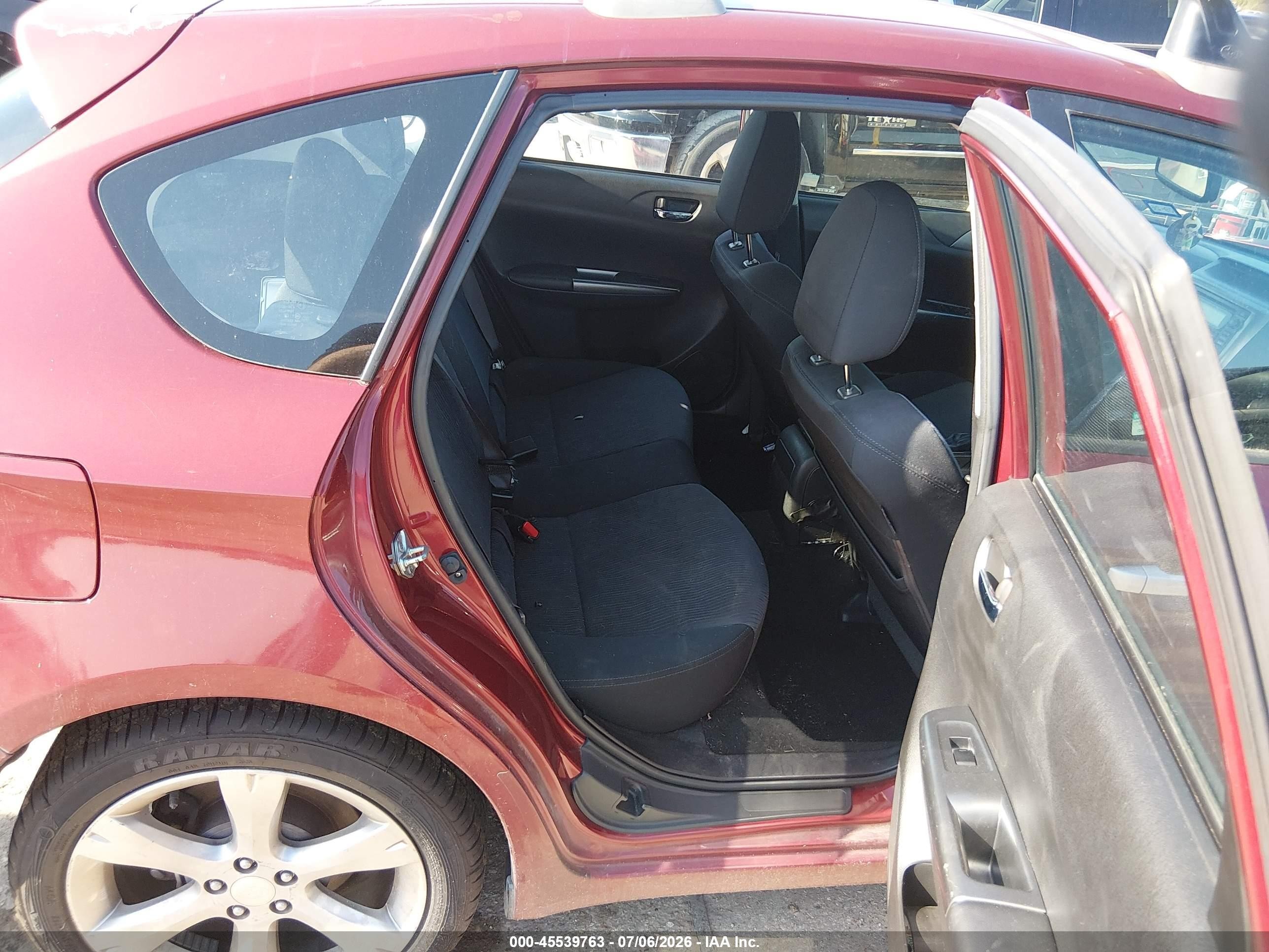 2011 Subaru Impreza Outback Sport   Burgundy vin: JF1GH6D63BH831009