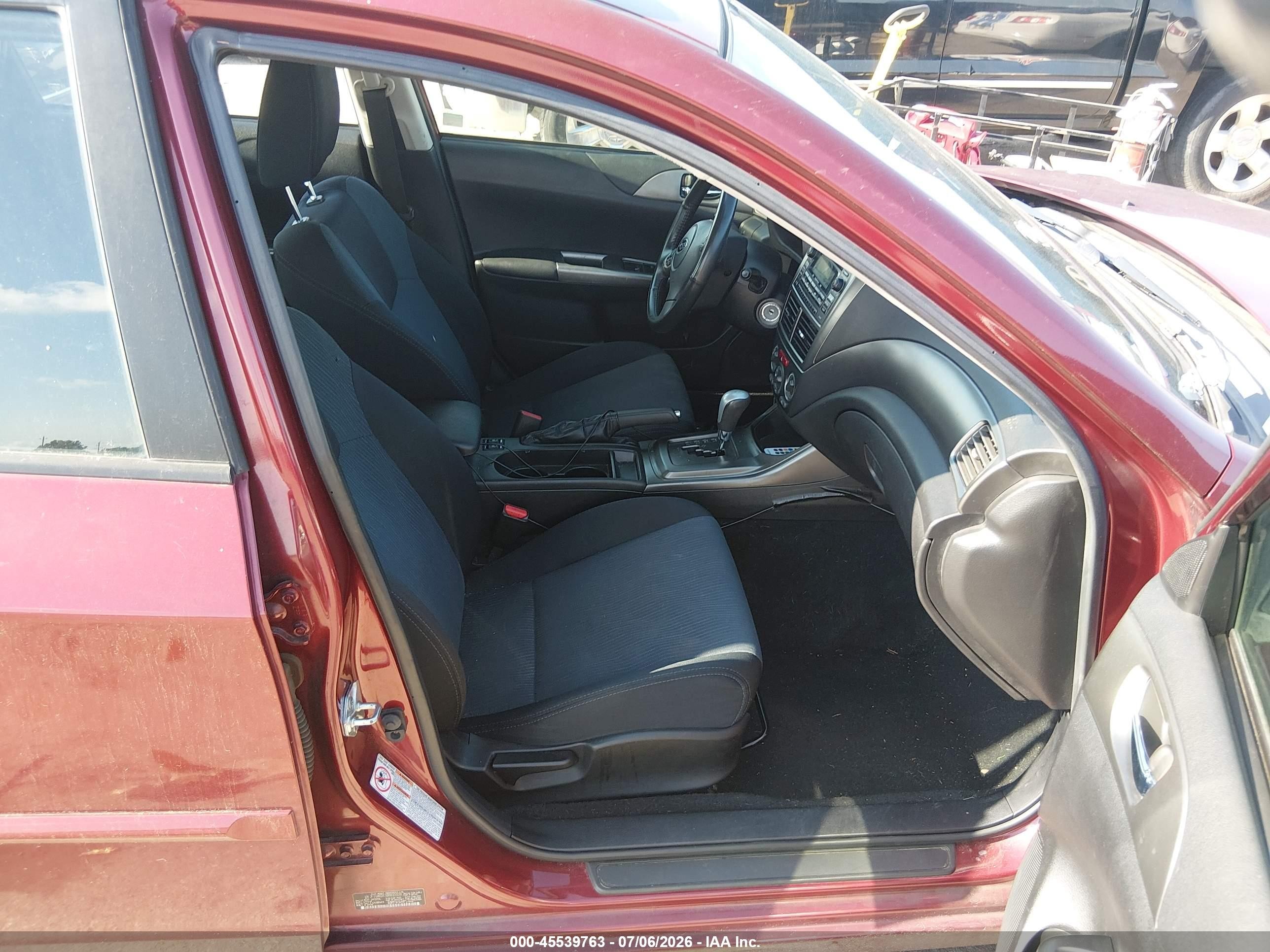 2011 Subaru Impreza Outback Sport   Burgundy vin: JF1GH6D63BH831009