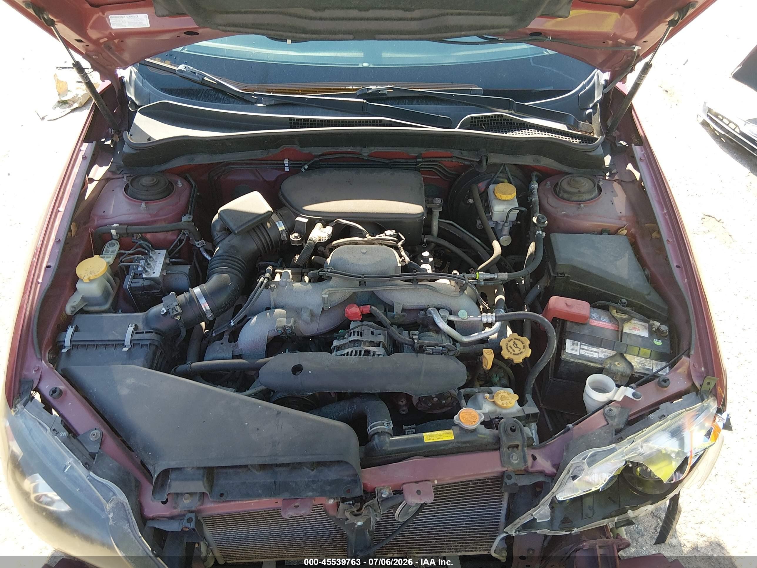 2011 Subaru Impreza Outback Sport   Burgundy vin: JF1GH6D63BH831009