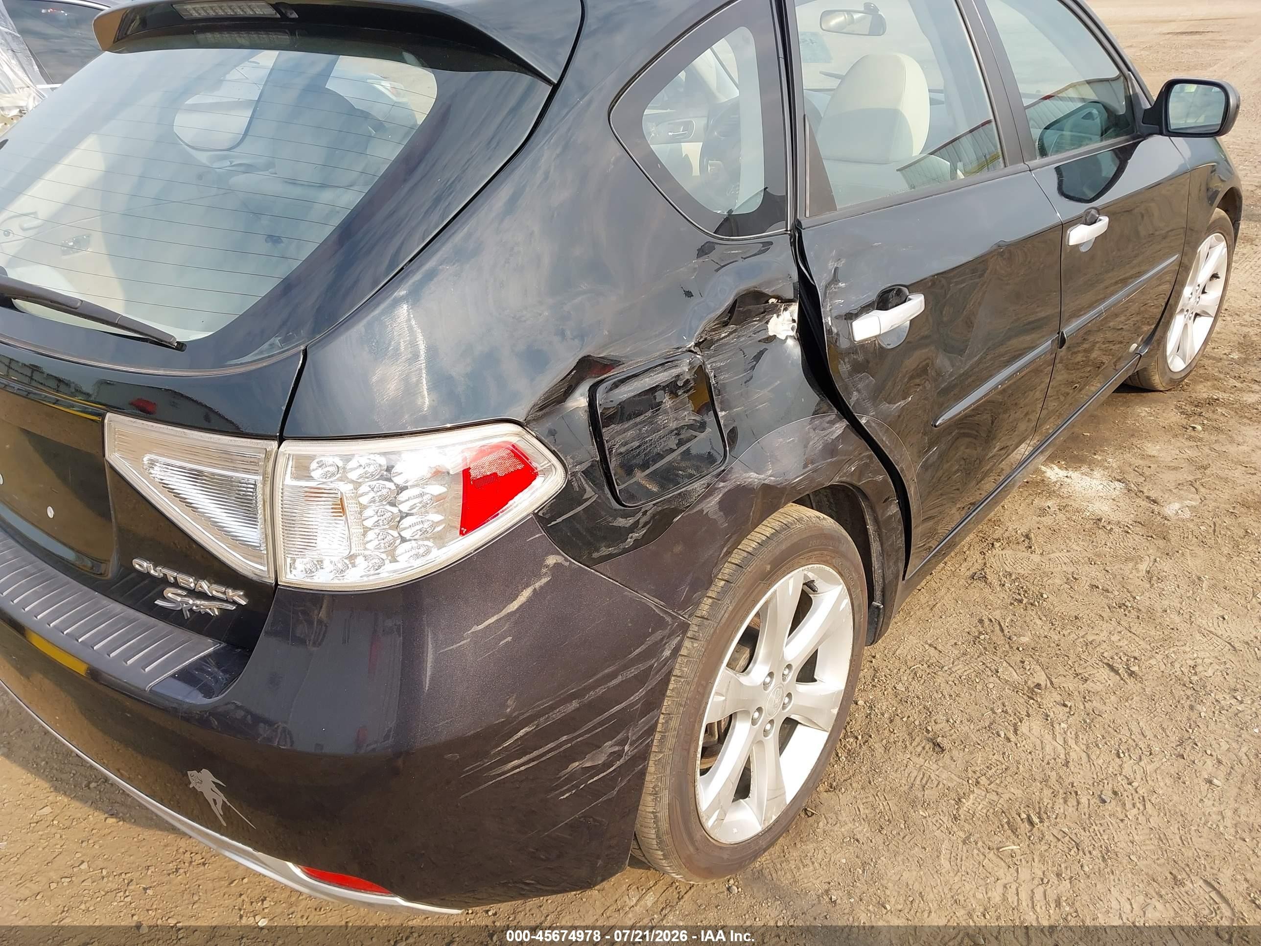 2011 Subaru Impreza Outback Sport   Black vin: JF1GH6D64BH806376