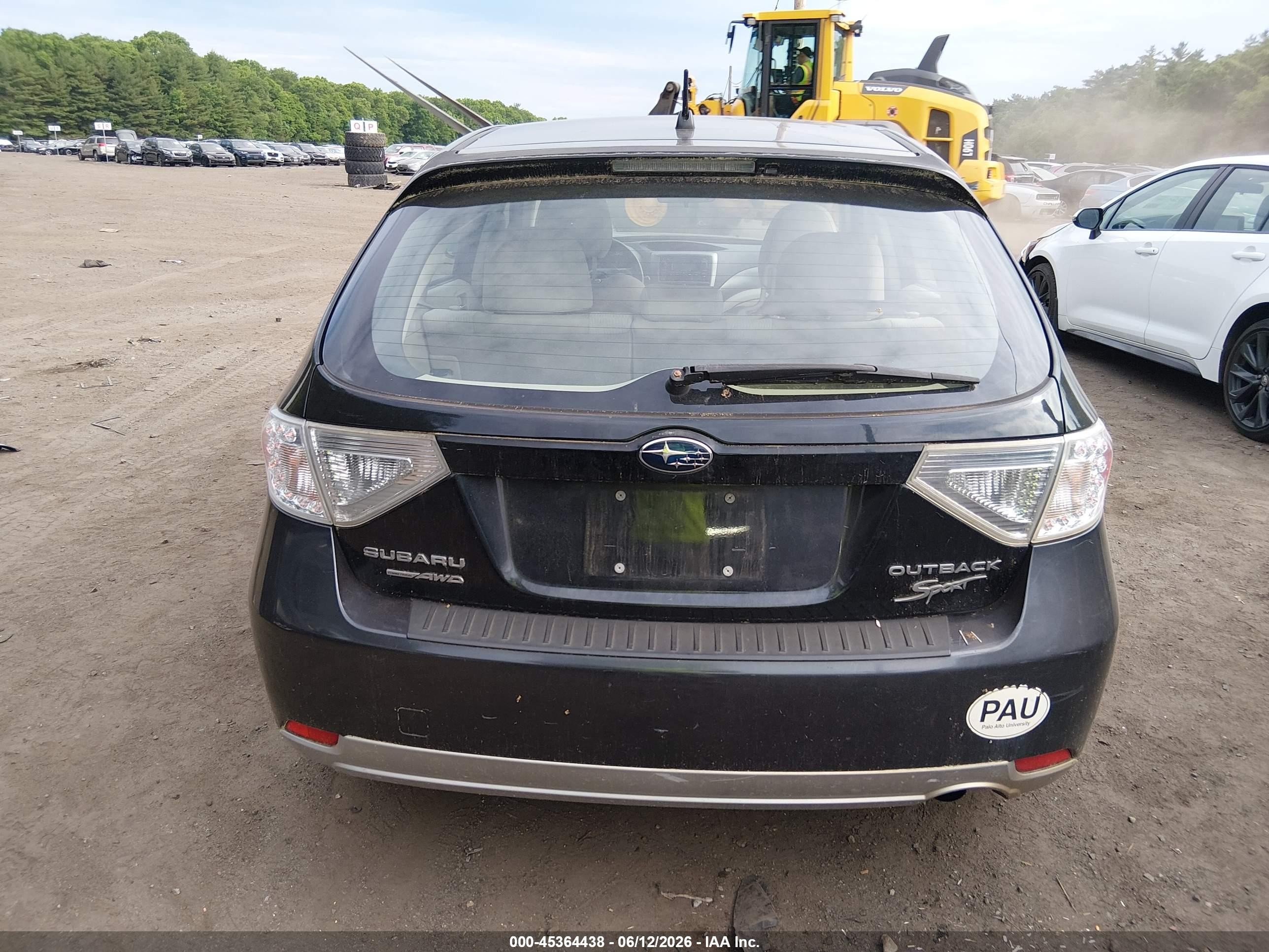 2011 Subaru Impreza Outback Sport   Черный vin: JF1GH6D64BH816194