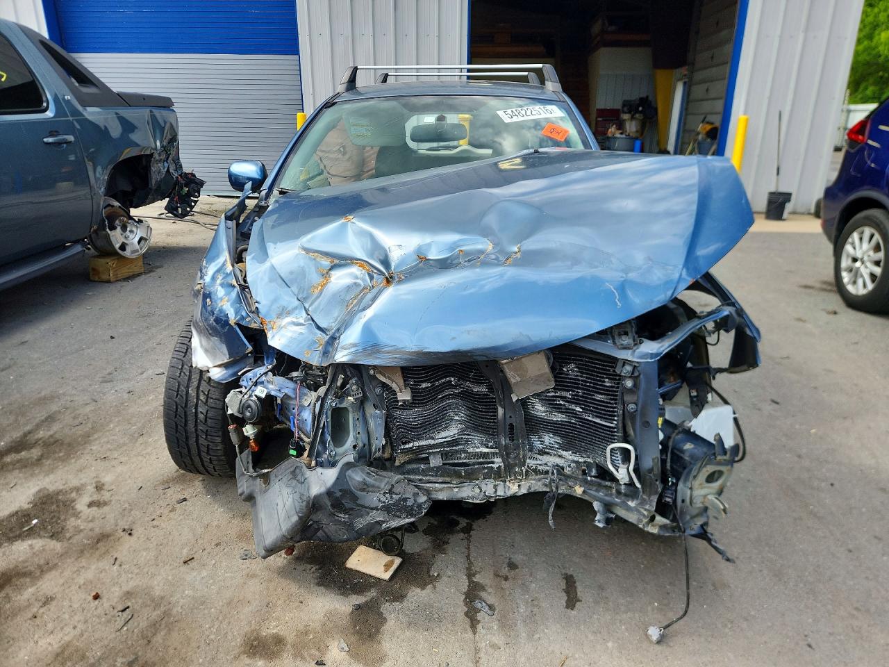 2010 Subaru Impreza Outback Sport Синий vin: JF1GH6D65AH805767