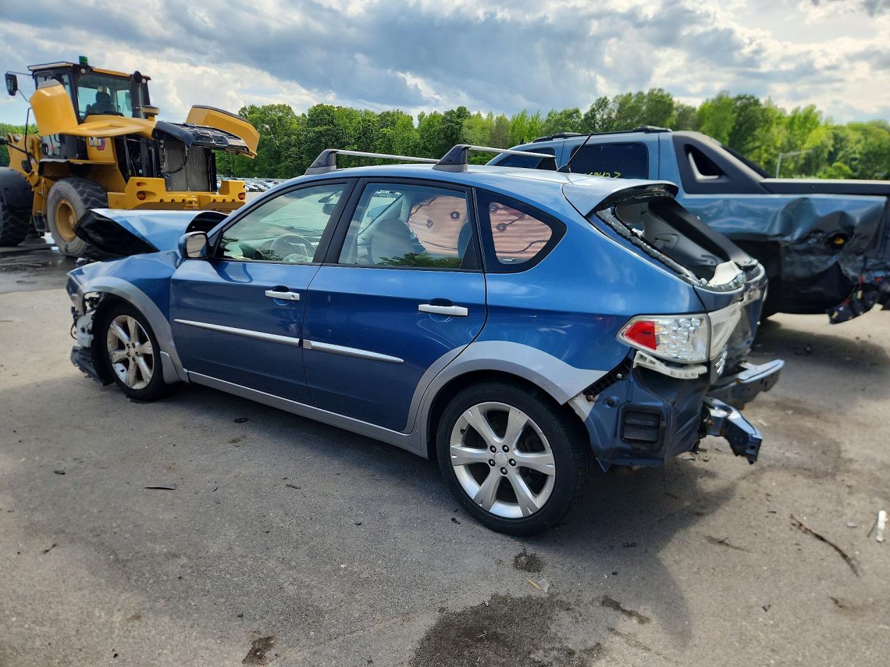 2010 Subaru Impreza Outback Sport Синий vin: JF1GH6D65AH805767