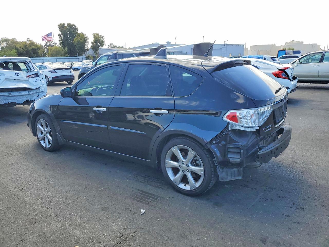 2010 Subaru Impreza Outback Sport Черный vin: JF1GH6D65AH827204