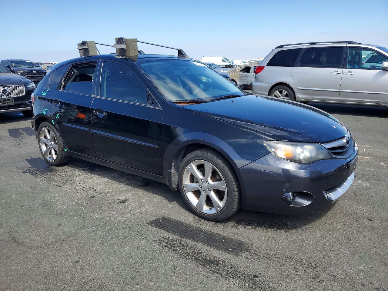 2010 Subaru Impreza Outback Sport Черный vin: JF1GH6D65AH827204