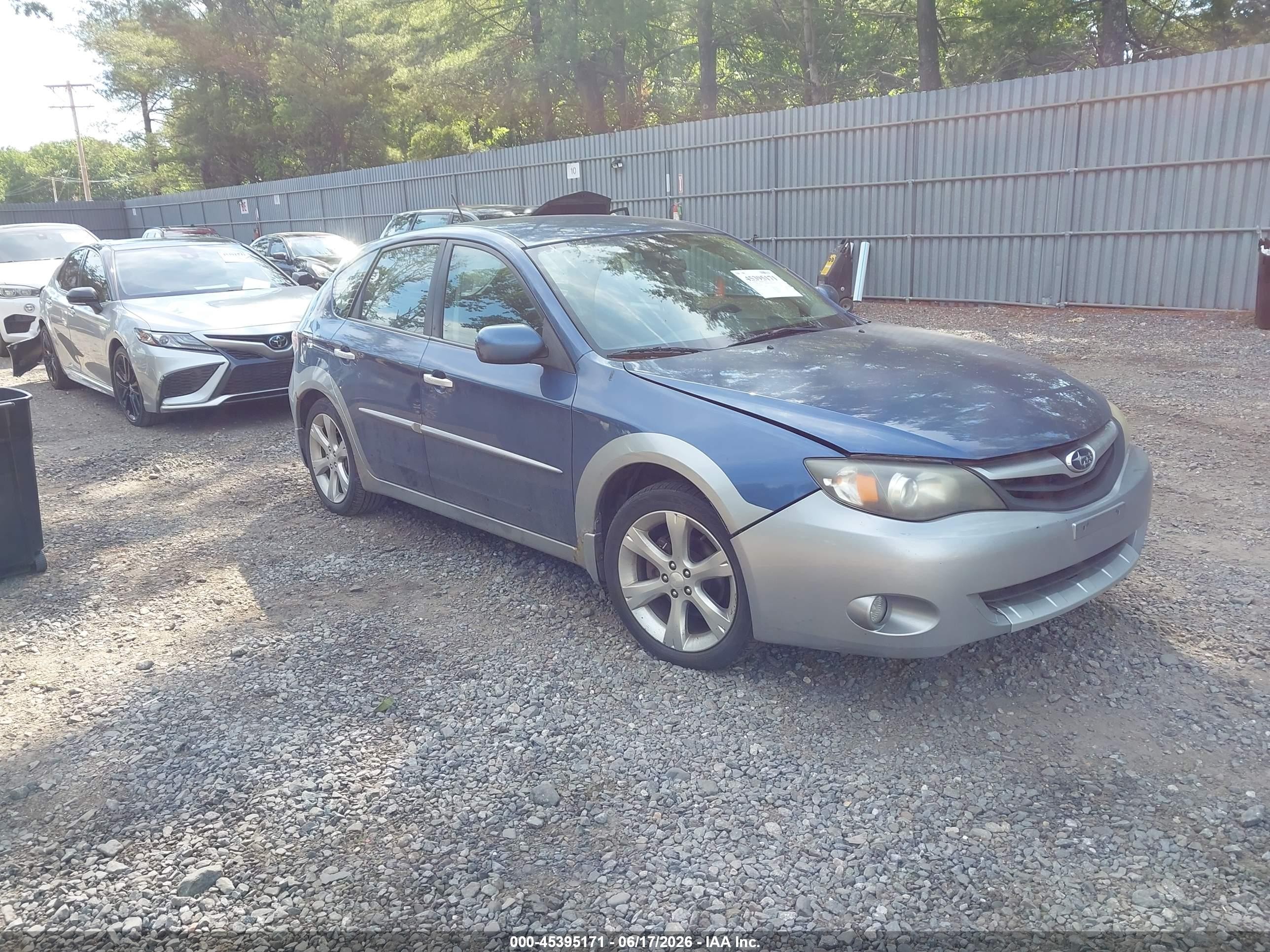 2011 Subaru Impreza Outback Sport   Blue vin: JF1GH6D65BG823886