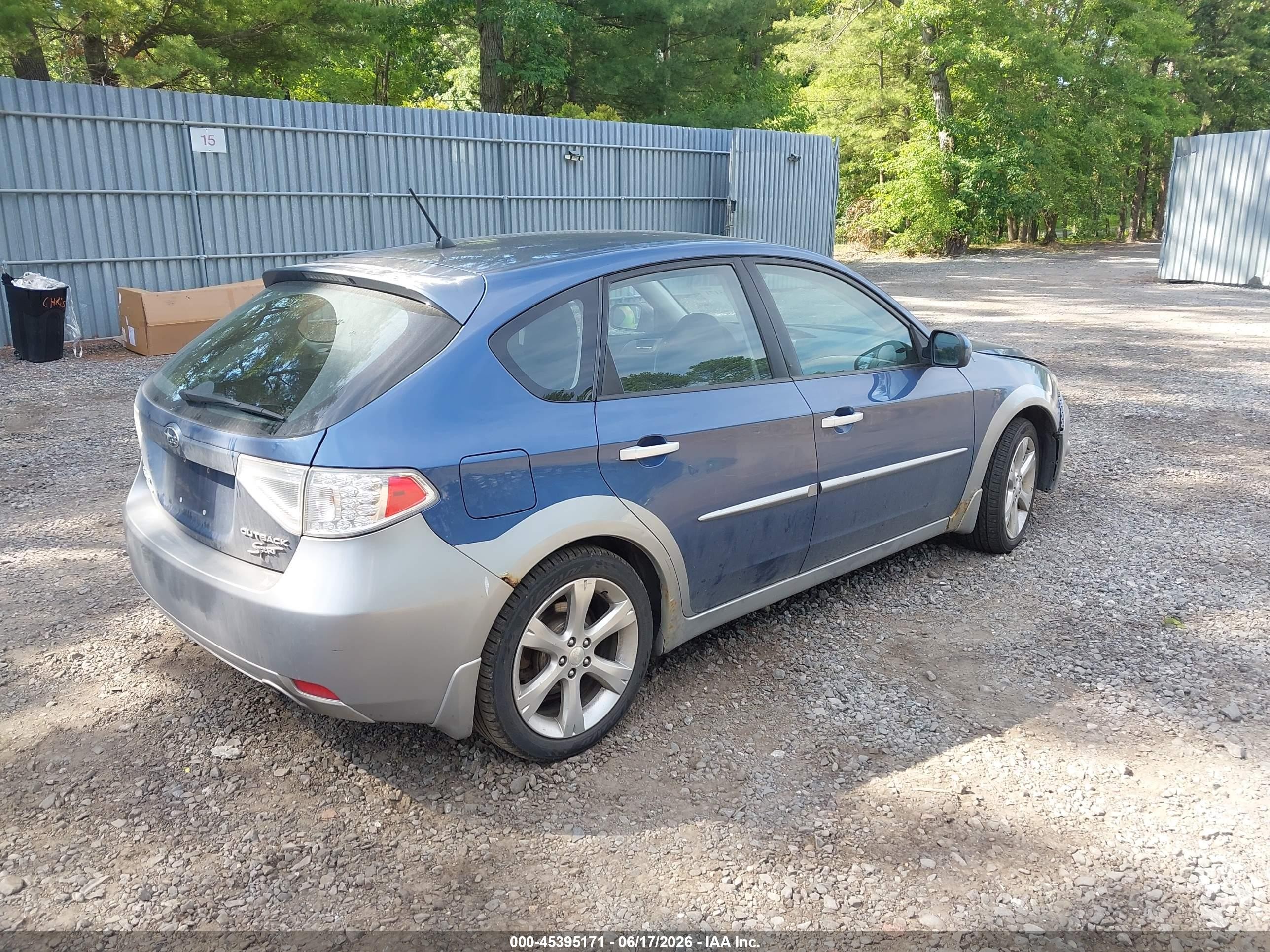 2011 Subaru Impreza Outback Sport   Blue vin: JF1GH6D65BG823886