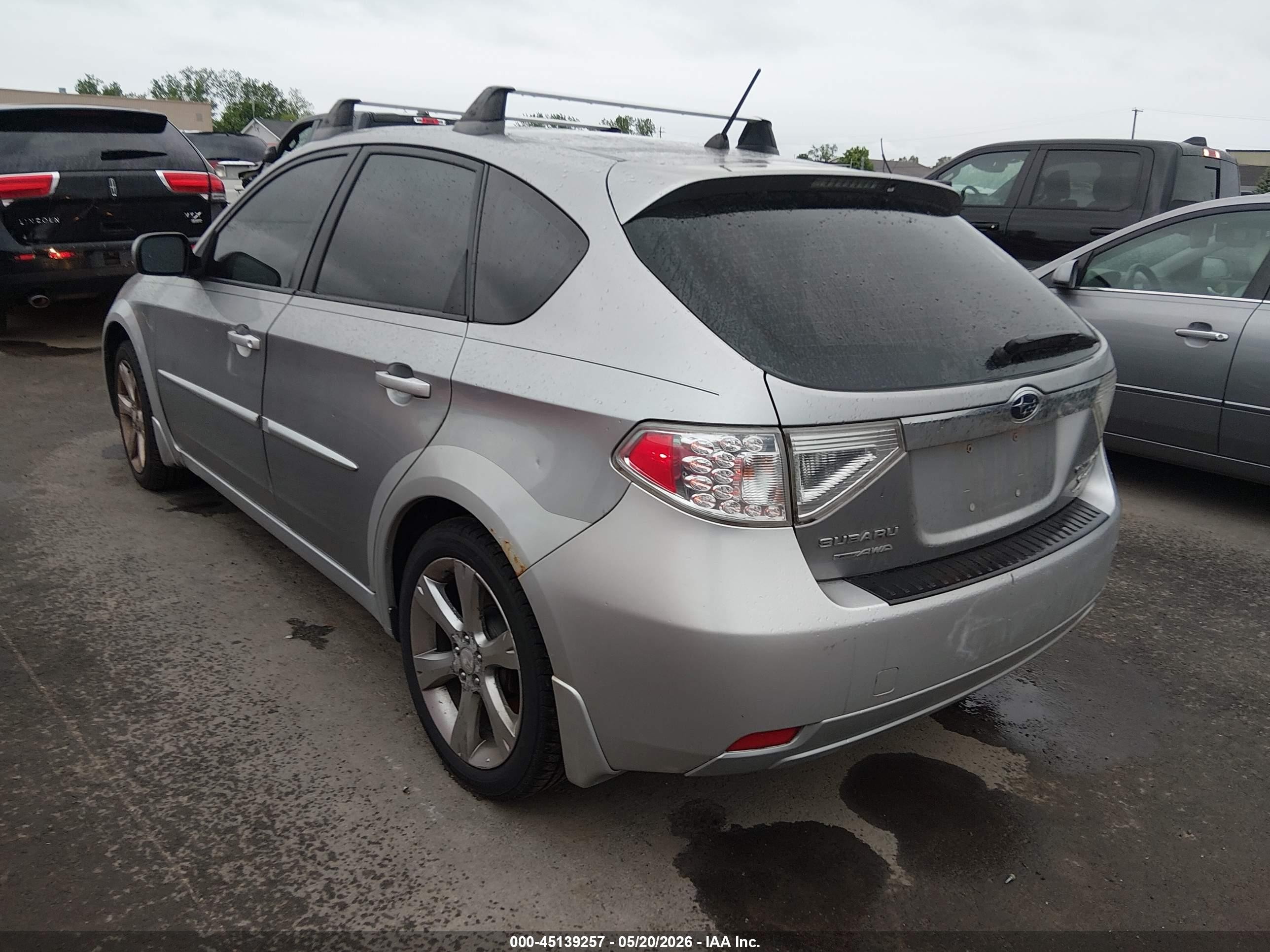 2010 Subaru Impreza Outback Sport   Silver vin: JF1GH6D67AG822480