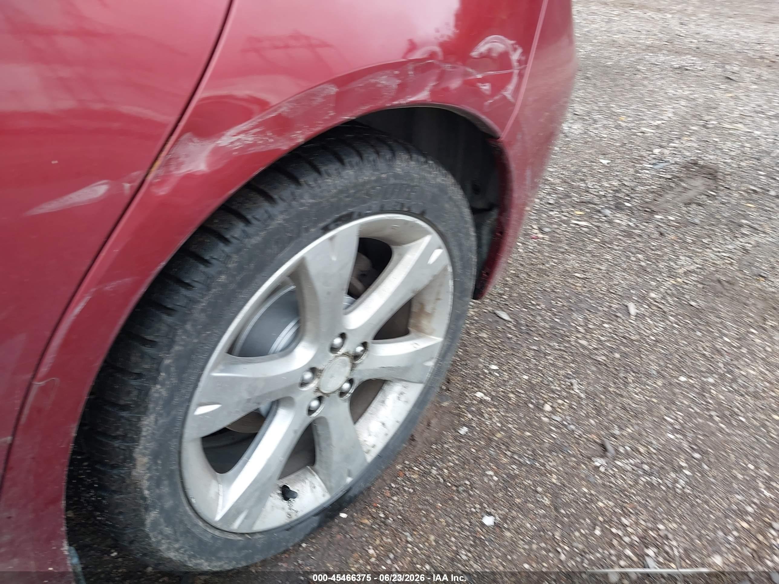 2011 Subaru Impreza Outback Sport   Red vin: JF1GH6D67BH821924