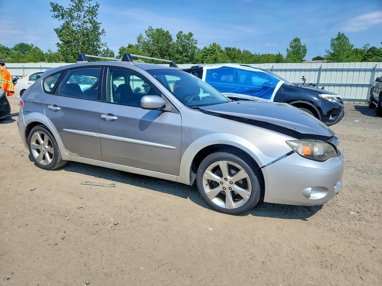 2010 Subaru Impreza Outback Sport Silver vin: JF1GH6D68AH806637