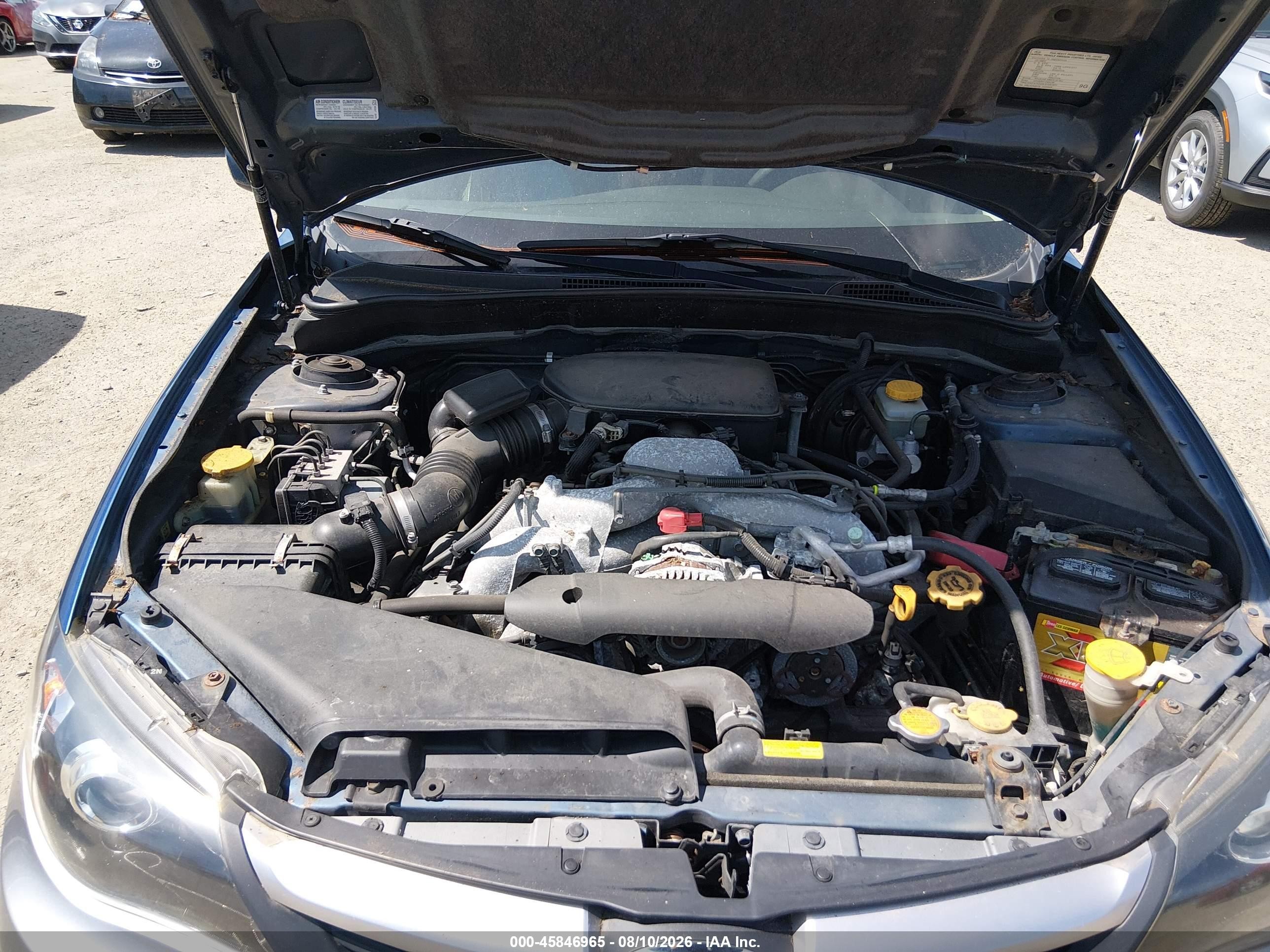 2010 Subaru Impreza Outback Sport Синий vin: JF1GH6D68AH812180