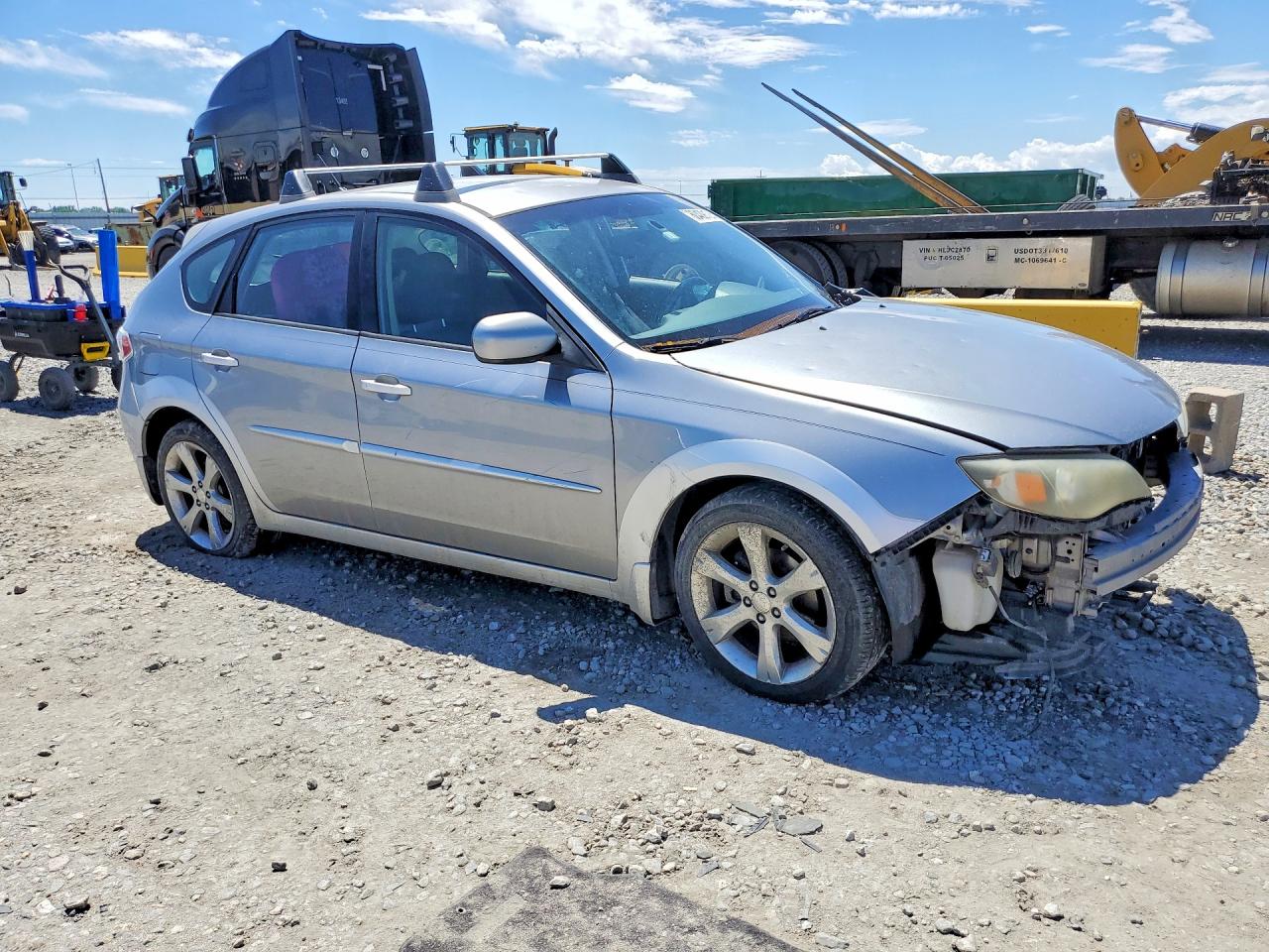 2010 Subaru Impreza 4d 4wd Silver vin: JF1GH6D68AH812700