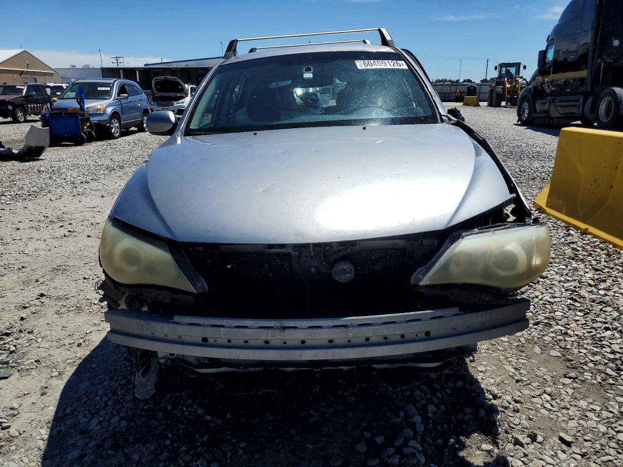 2010 Subaru Impreza 4d 4wd Silver vin: JF1GH6D68AH812700