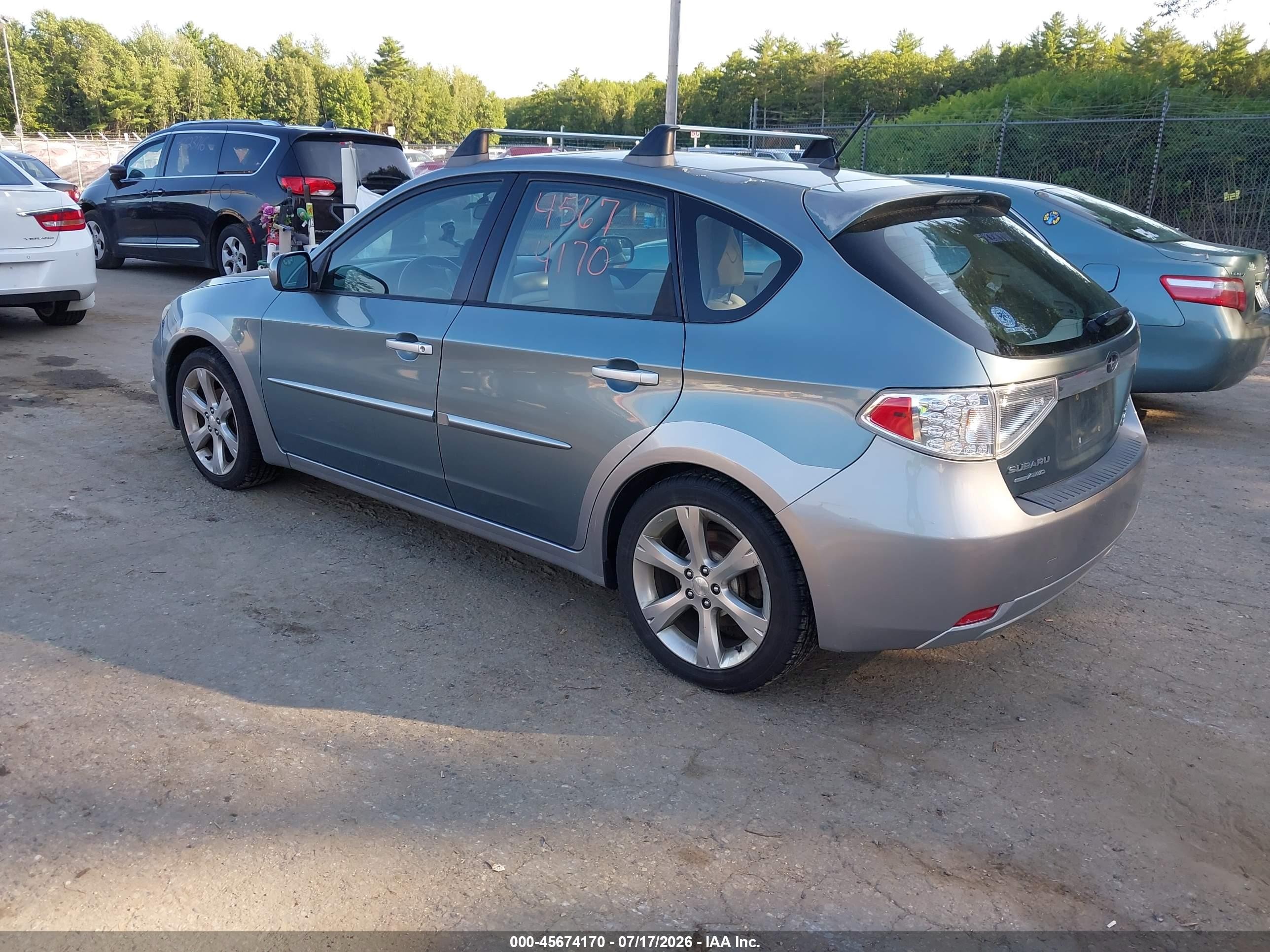 2010 Subaru Impreza Outback Sport Light Blue vin: JF1GH6D68AH814513