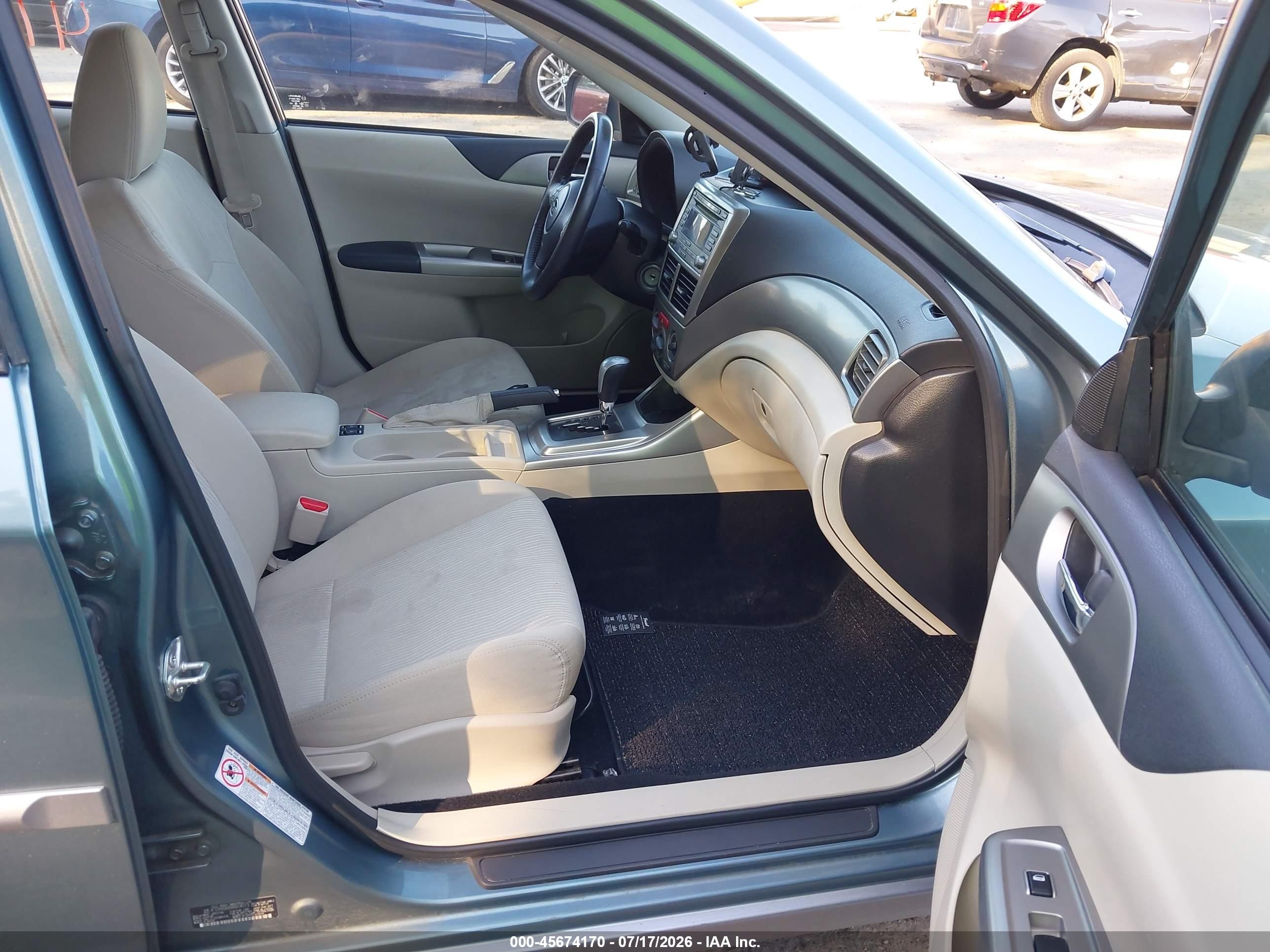2010 Subaru Impreza Outback Sport Light Blue vin: JF1GH6D68AH814513