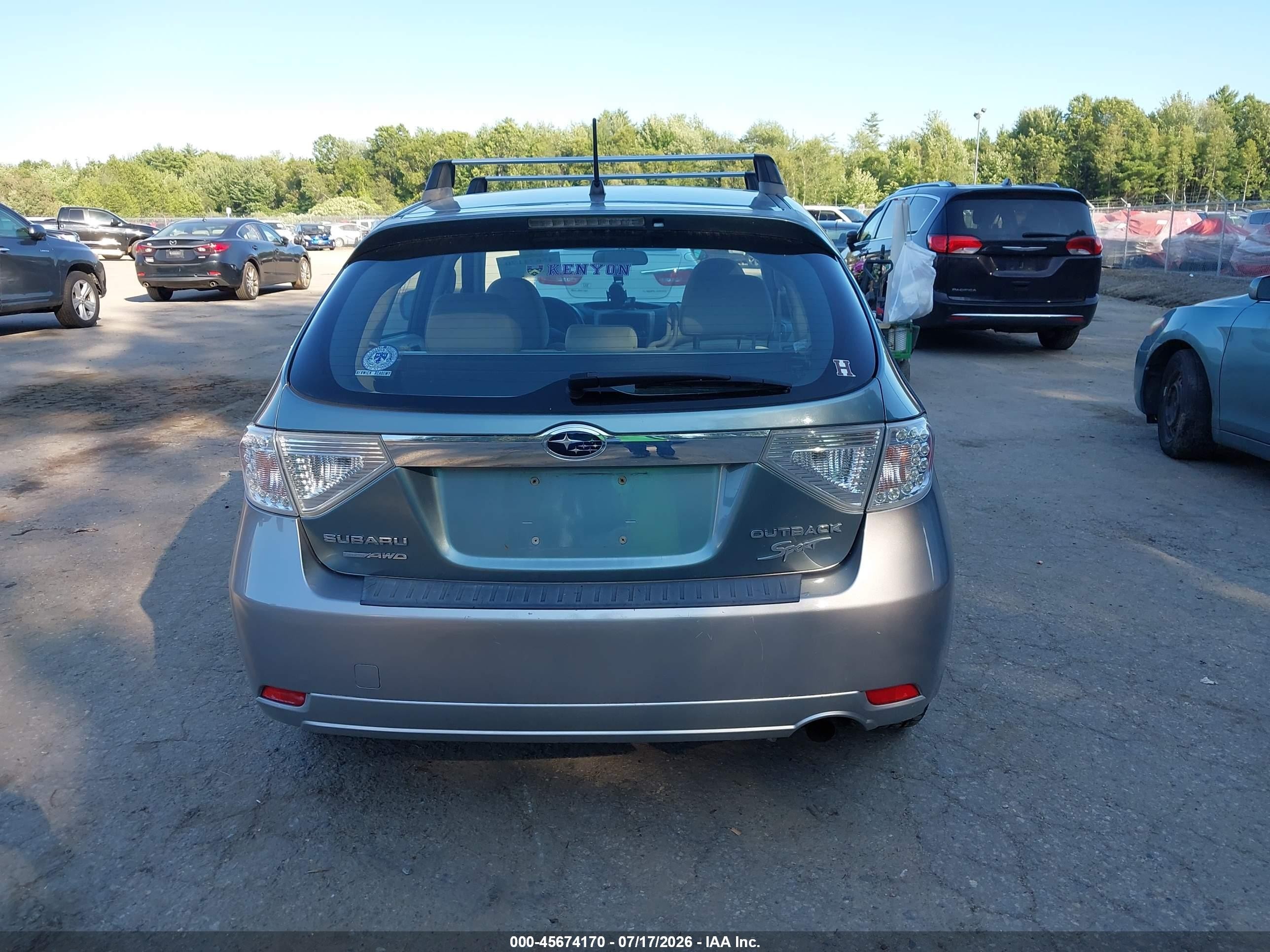 2010 Subaru Impreza Outback Sport Light Blue vin: JF1GH6D68AH814513
