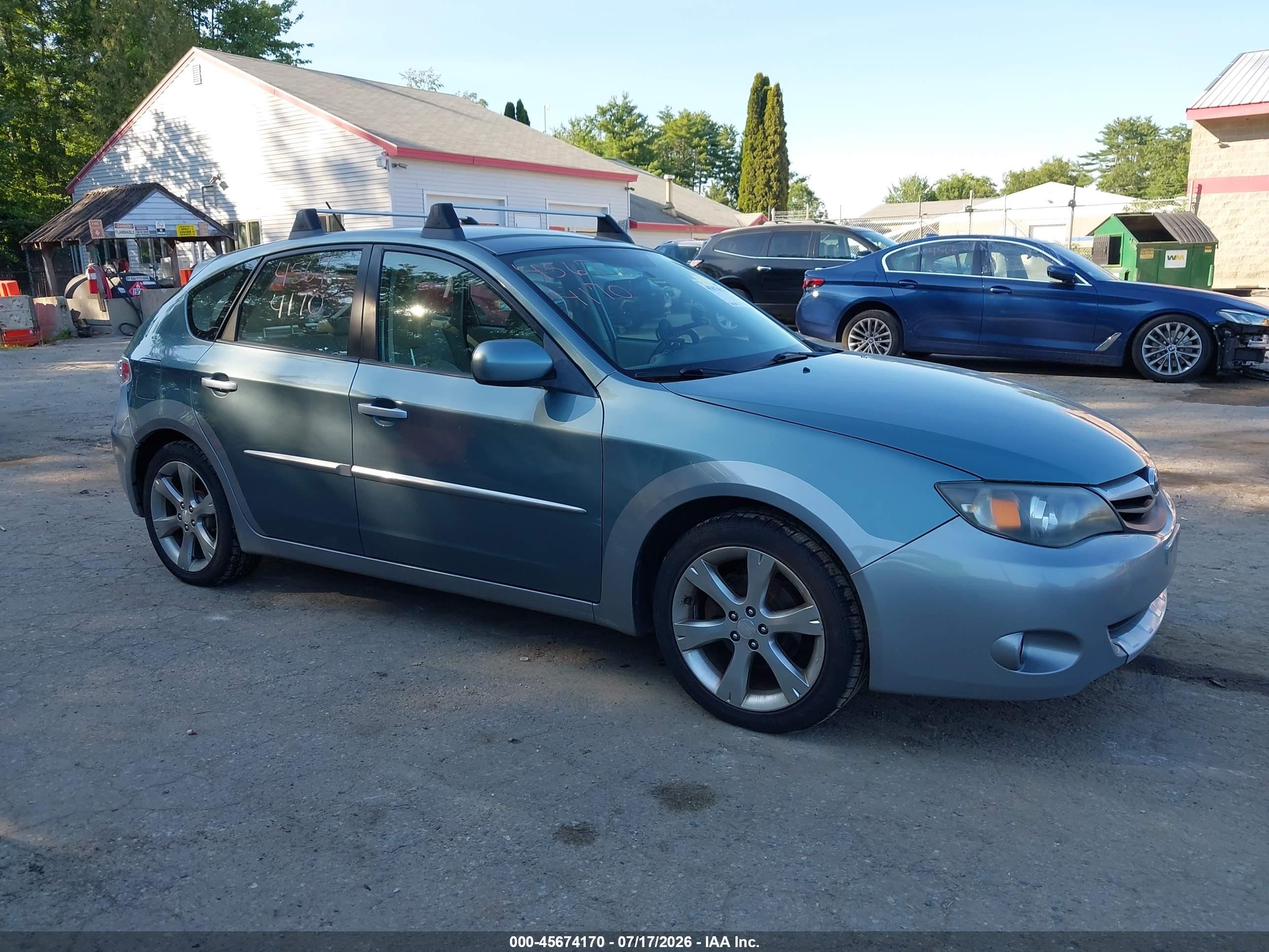 2010 Subaru Impreza Outback Sport Light Blue vin: JF1GH6D68AH814513