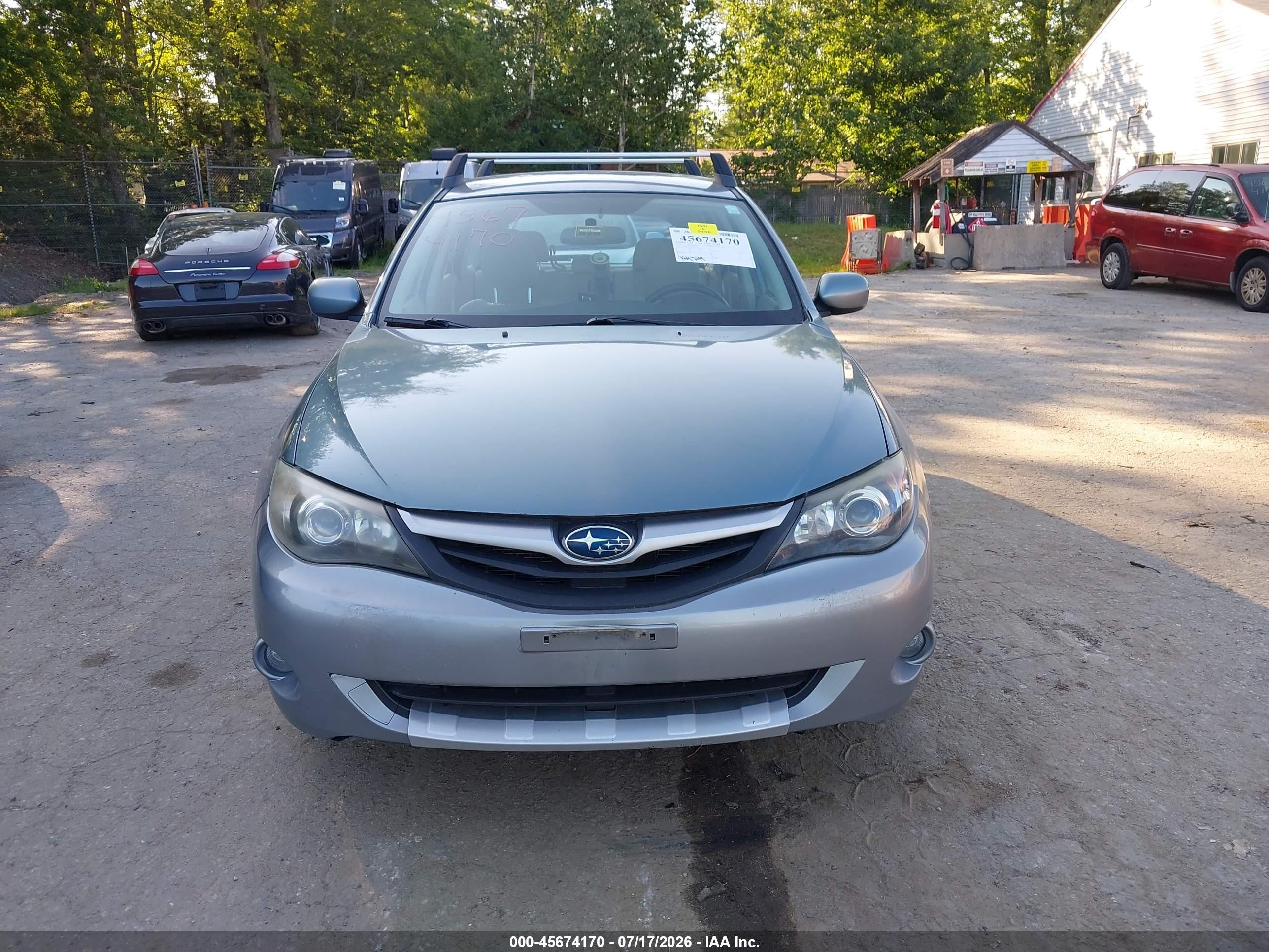 2010 Subaru Impreza Outback Sport Light Blue vin: JF1GH6D68AH814513