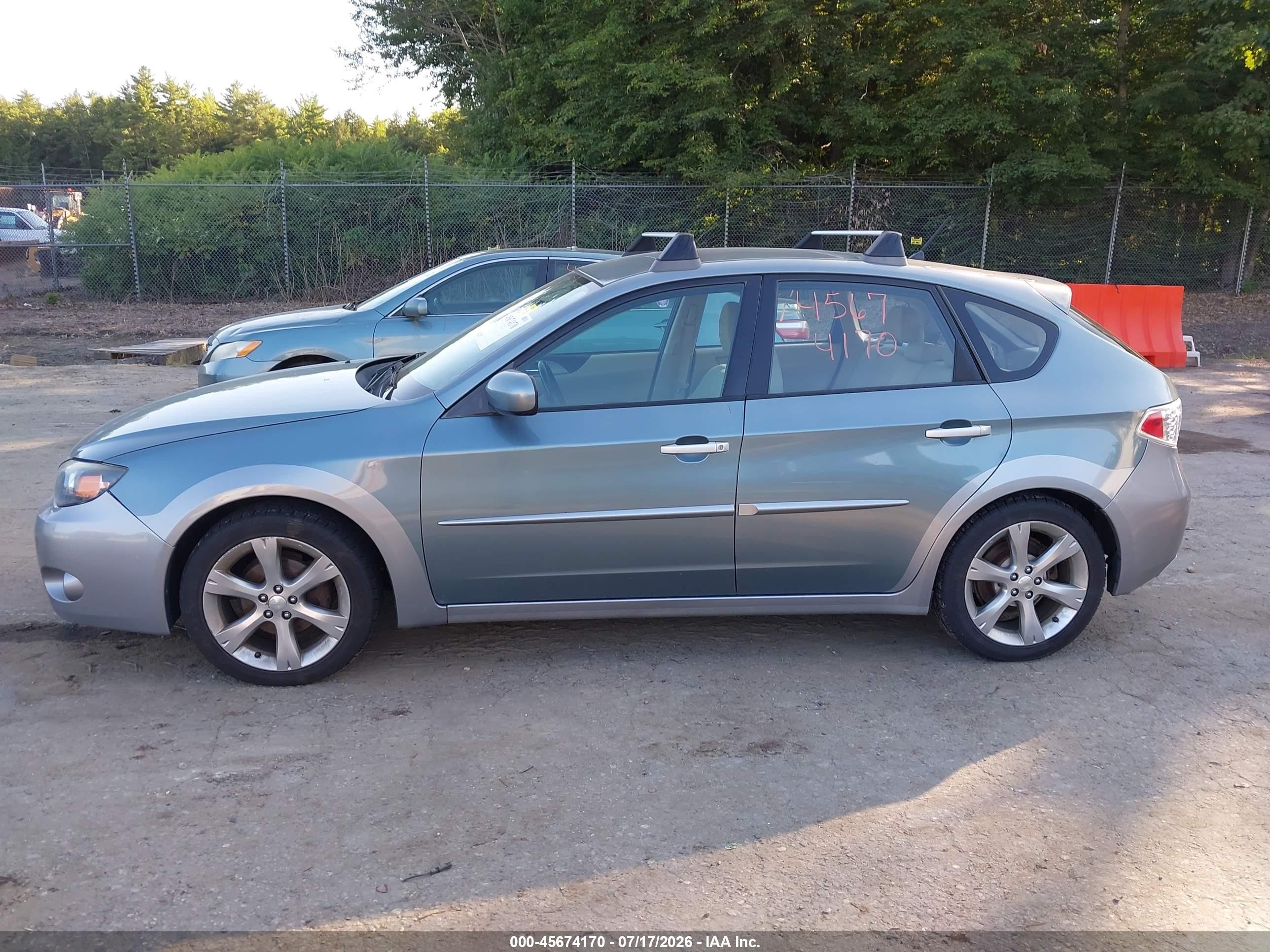 2010 Subaru Impreza Outback Sport Light Blue vin: JF1GH6D68AH814513