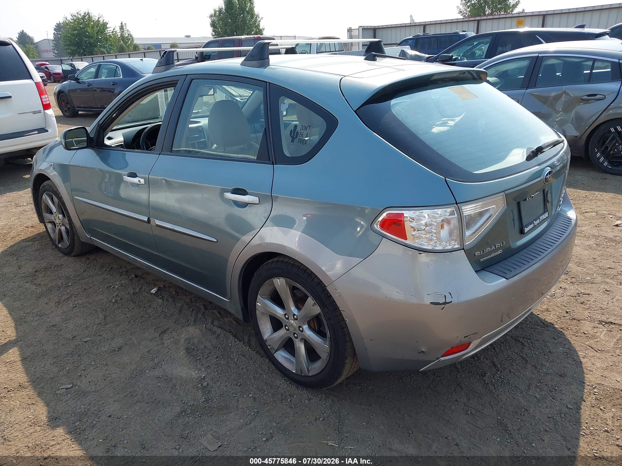 2011 Subaru Impreza Outback Sport   Зеленый vin: JF1GH6D68BH801360