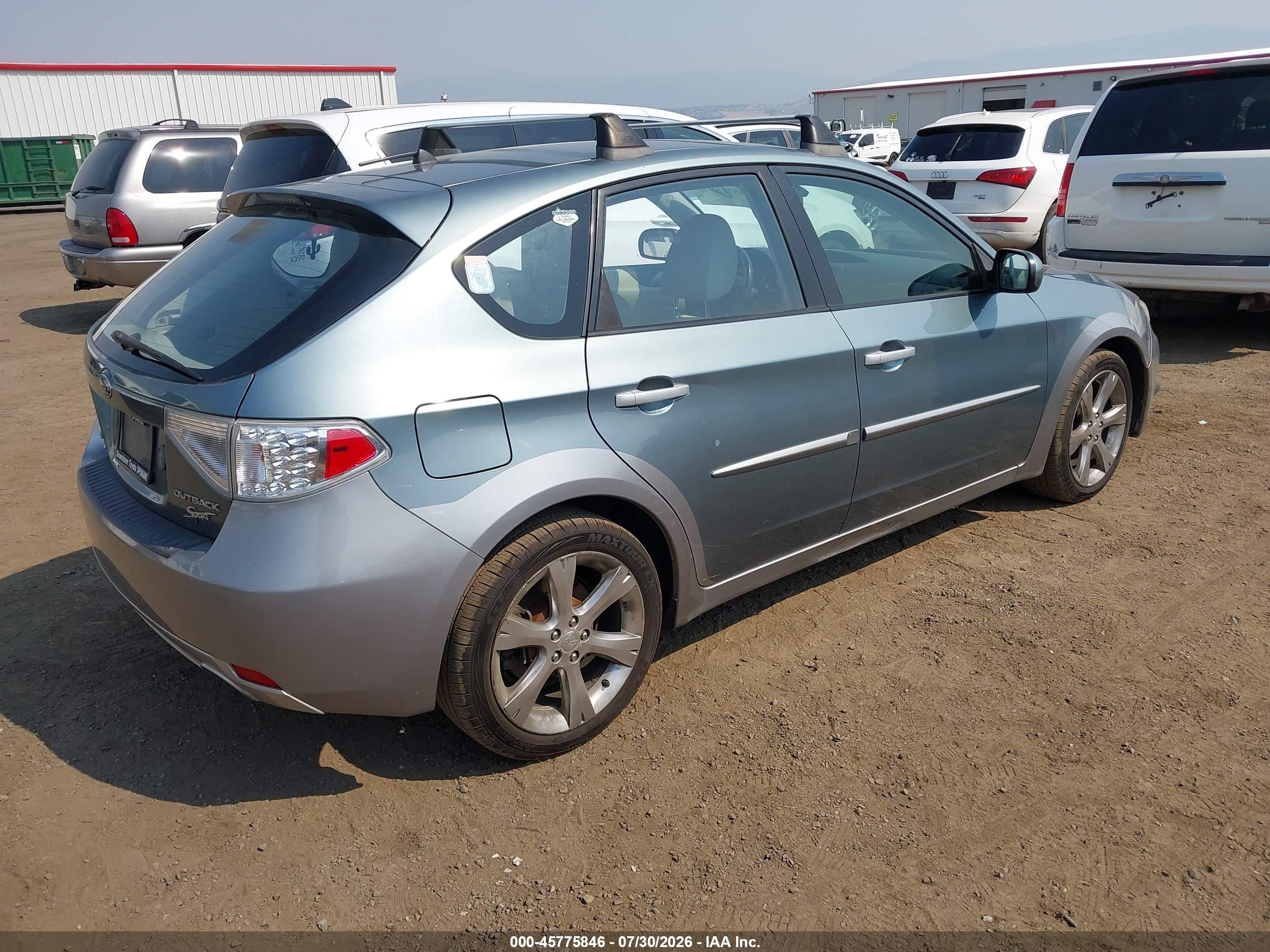 2011 Subaru Impreza Outback Sport   Зеленый vin: JF1GH6D68BH801360