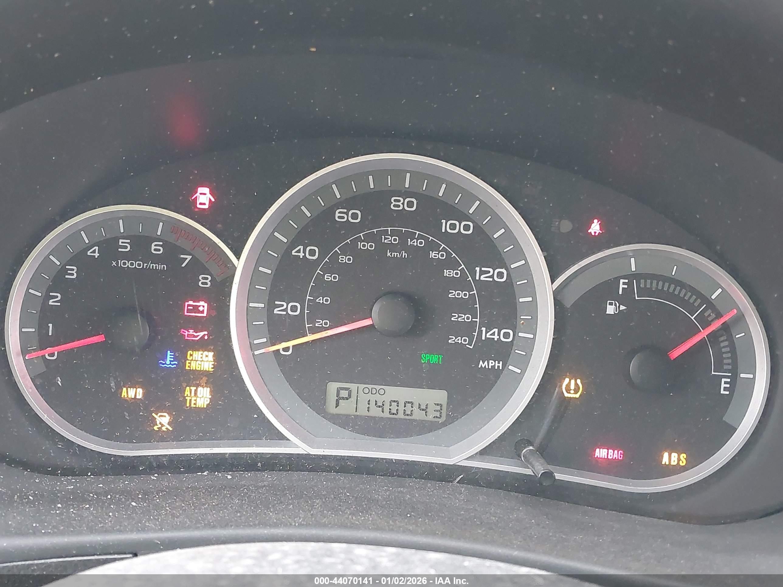 2010 Subaru Impreza Outback Sport   Green vin: JF1GH6D69AH806310