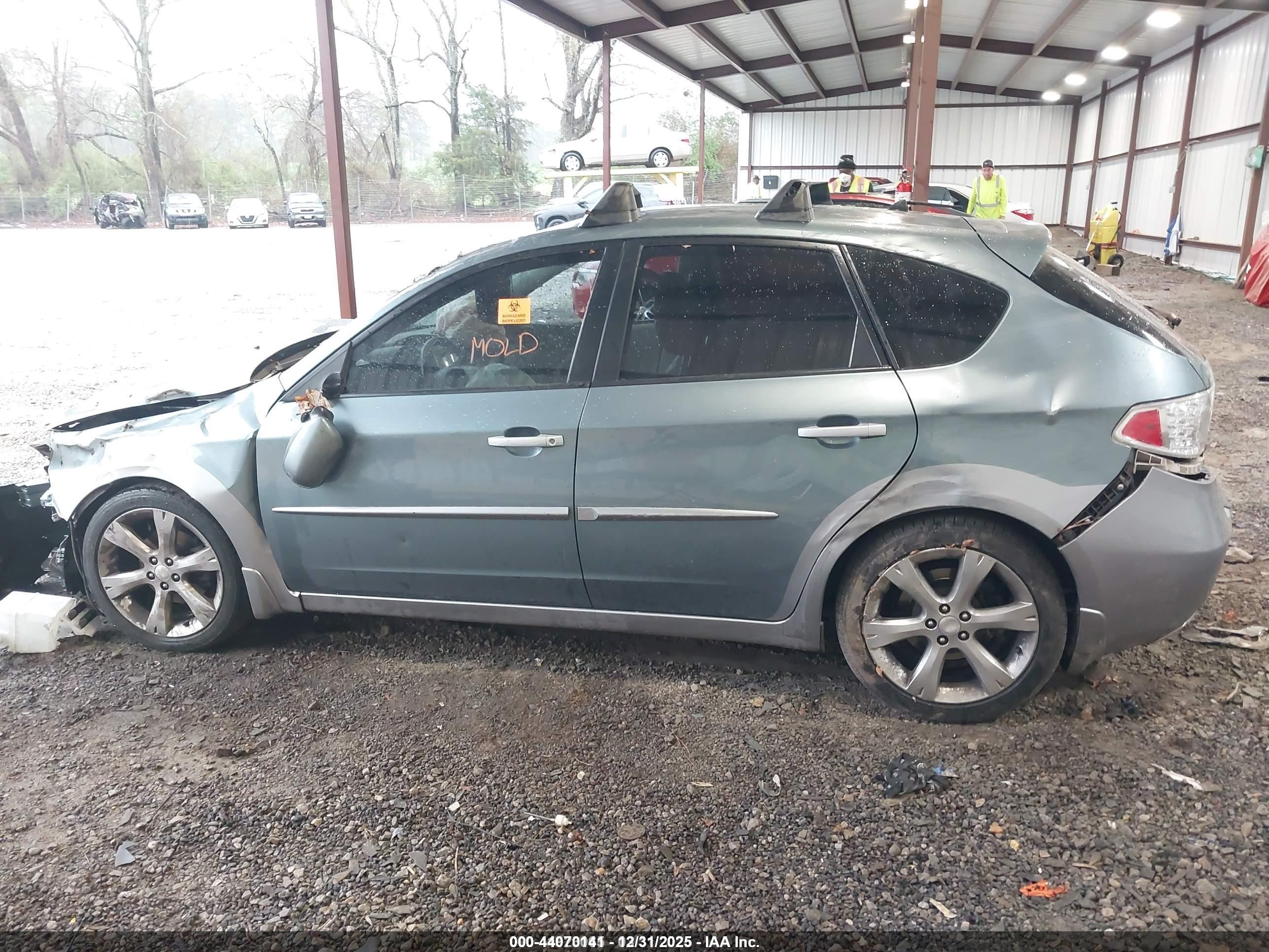 2010 Subaru Impreza Outback Sport   Green vin: JF1GH6D69AH806310