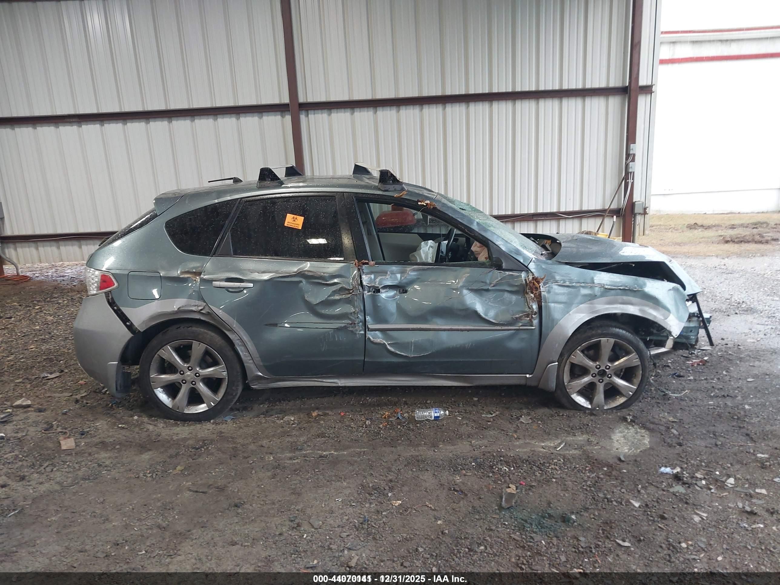 2010 Subaru Impreza Outback Sport   Green vin: JF1GH6D69AH806310