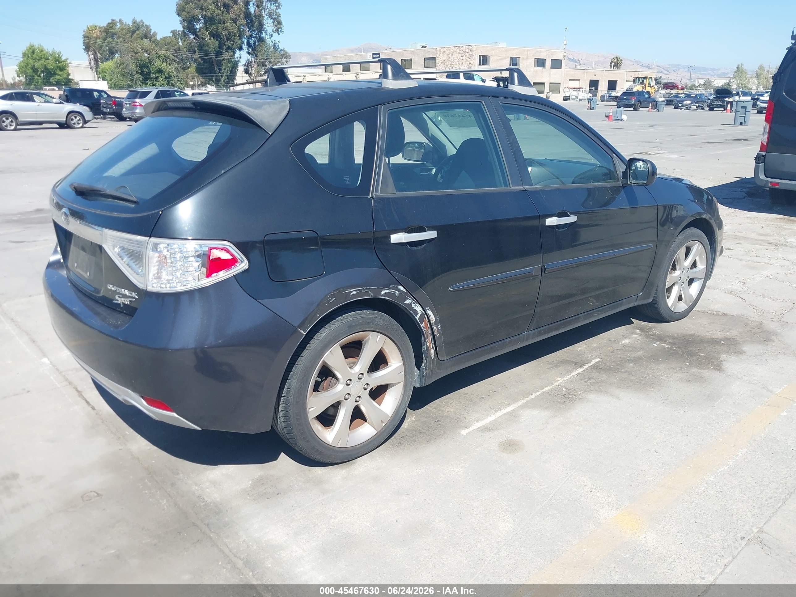 2010 Subaru Impreza Outback Sport   Black vin: JF1GH6D6XAH824668