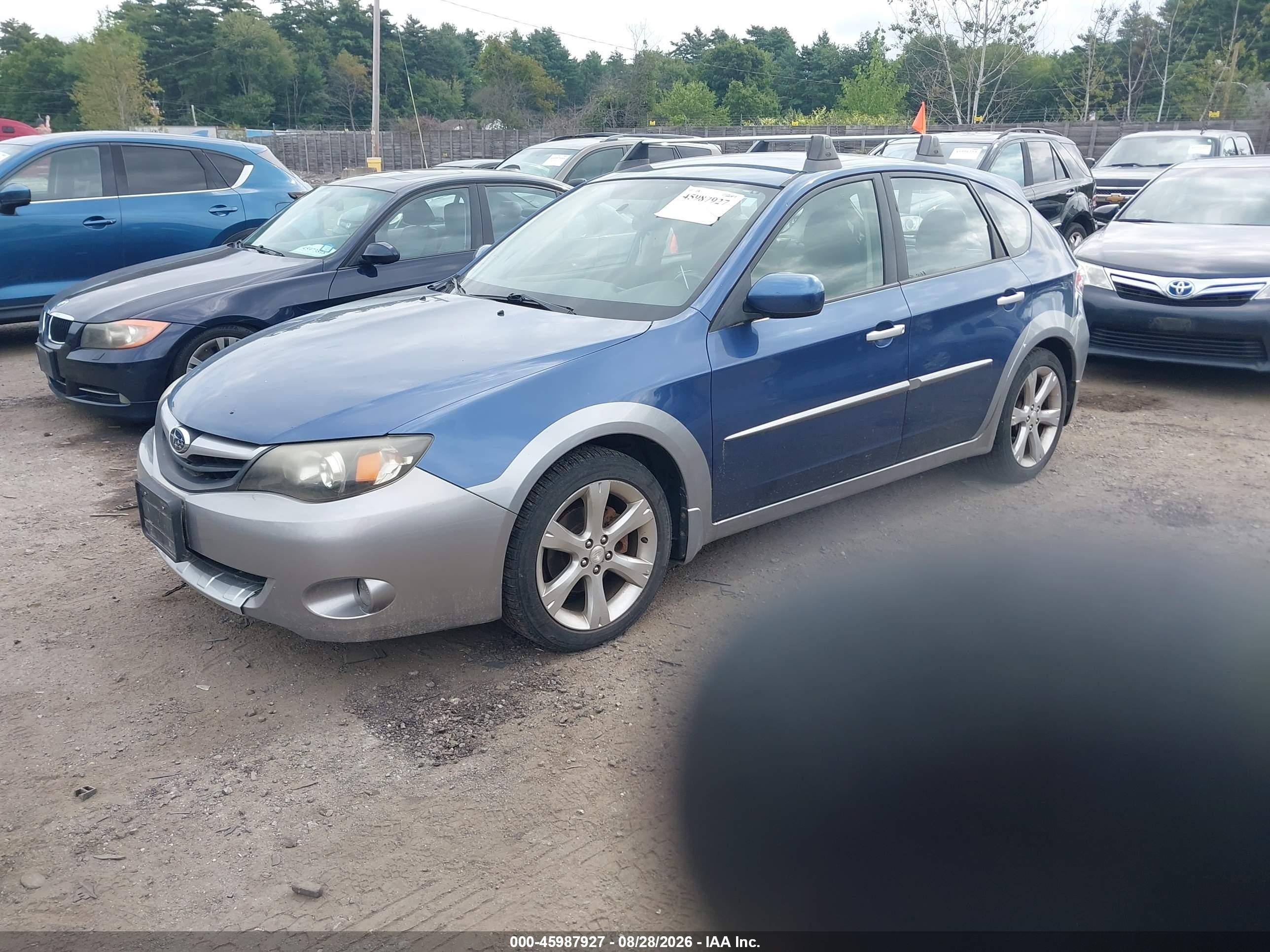 2011 Subaru Impreza Outback Sport   Blue vin: JF1GH6D6XBH829533
