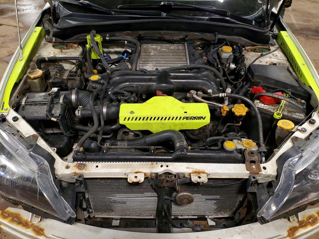 2008 Subaru Impreza Wrx Белый vin: JF1GH74658G810263