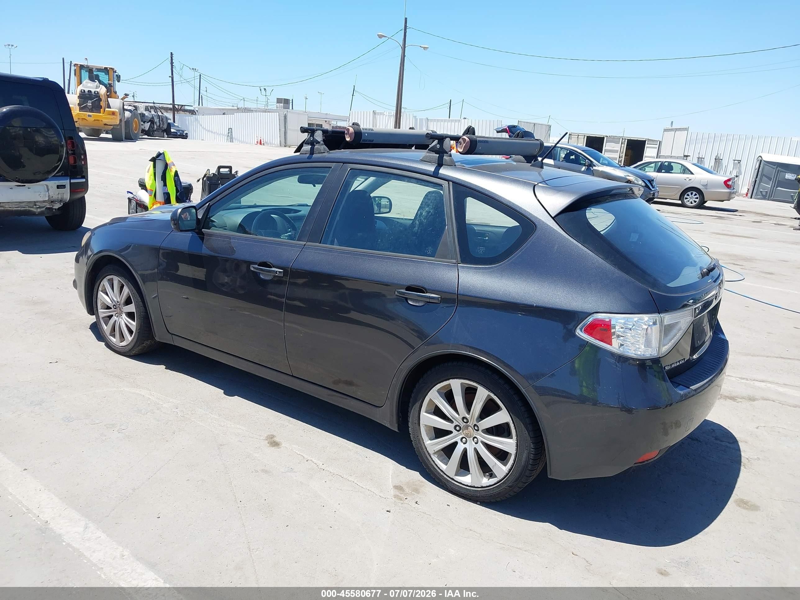2008 Subaru Impreza Wagon (natl) Wrx Серый vin: JF1GH74678G815593