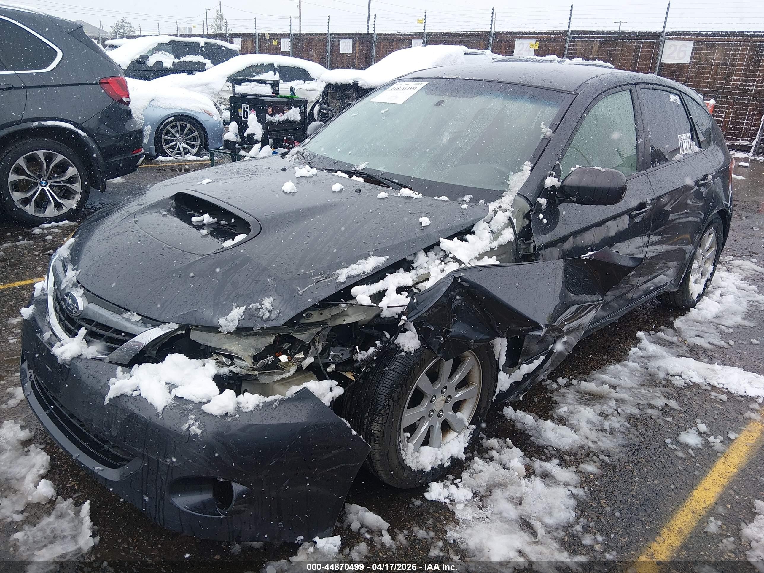 2008 Subaru Impreza Wagon (natl) Wrx Black vin: JF1GH74698G810606