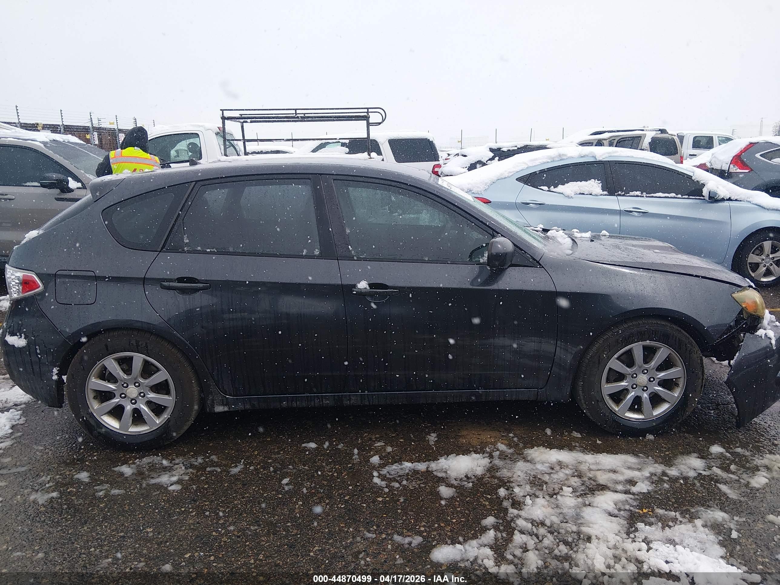 2008 Subaru Impreza Wagon (natl) Wrx Black vin: JF1GH74698G810606