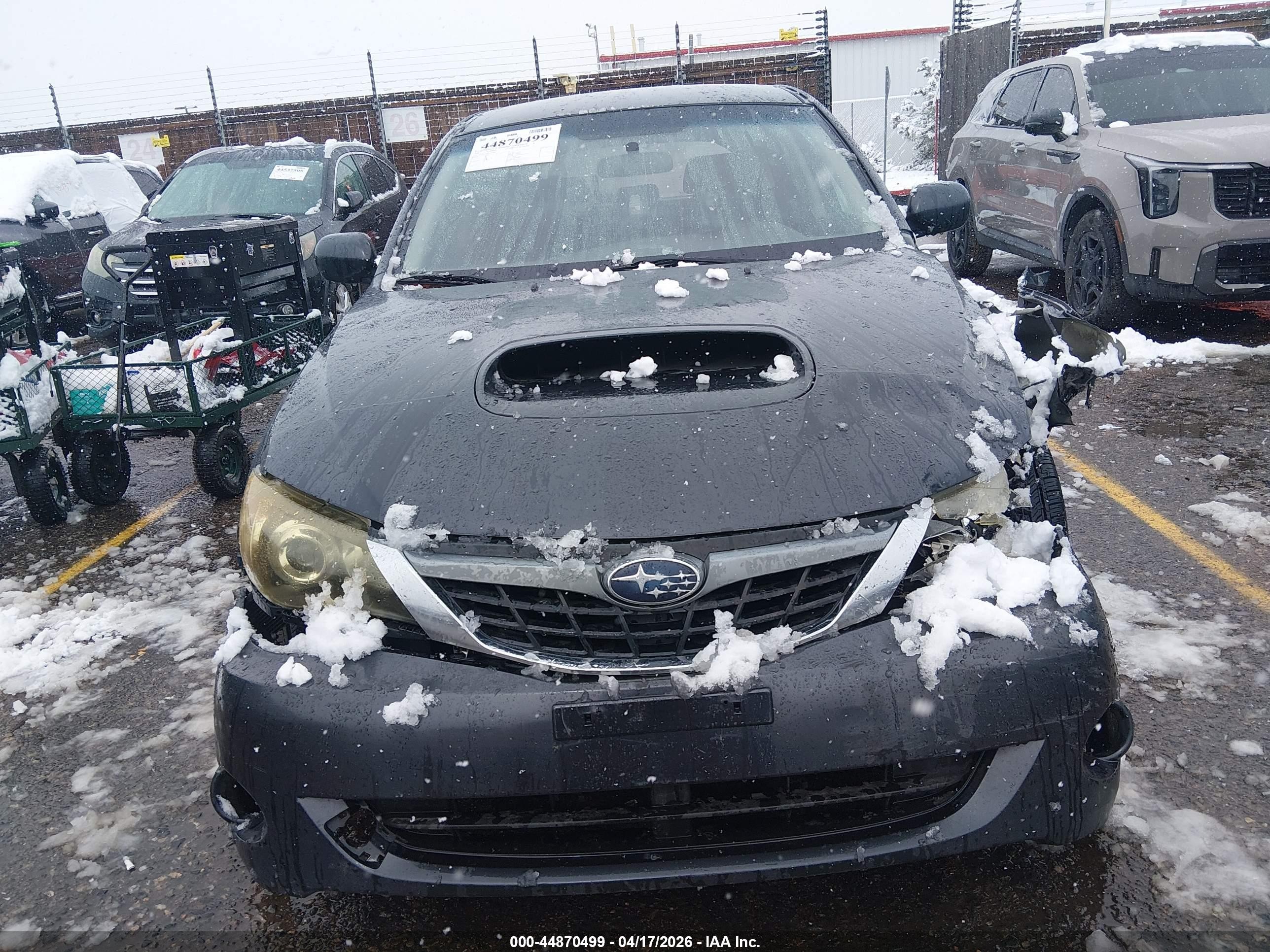 2008 Subaru Impreza Wagon (natl) Wrx Black vin: JF1GH74698G810606