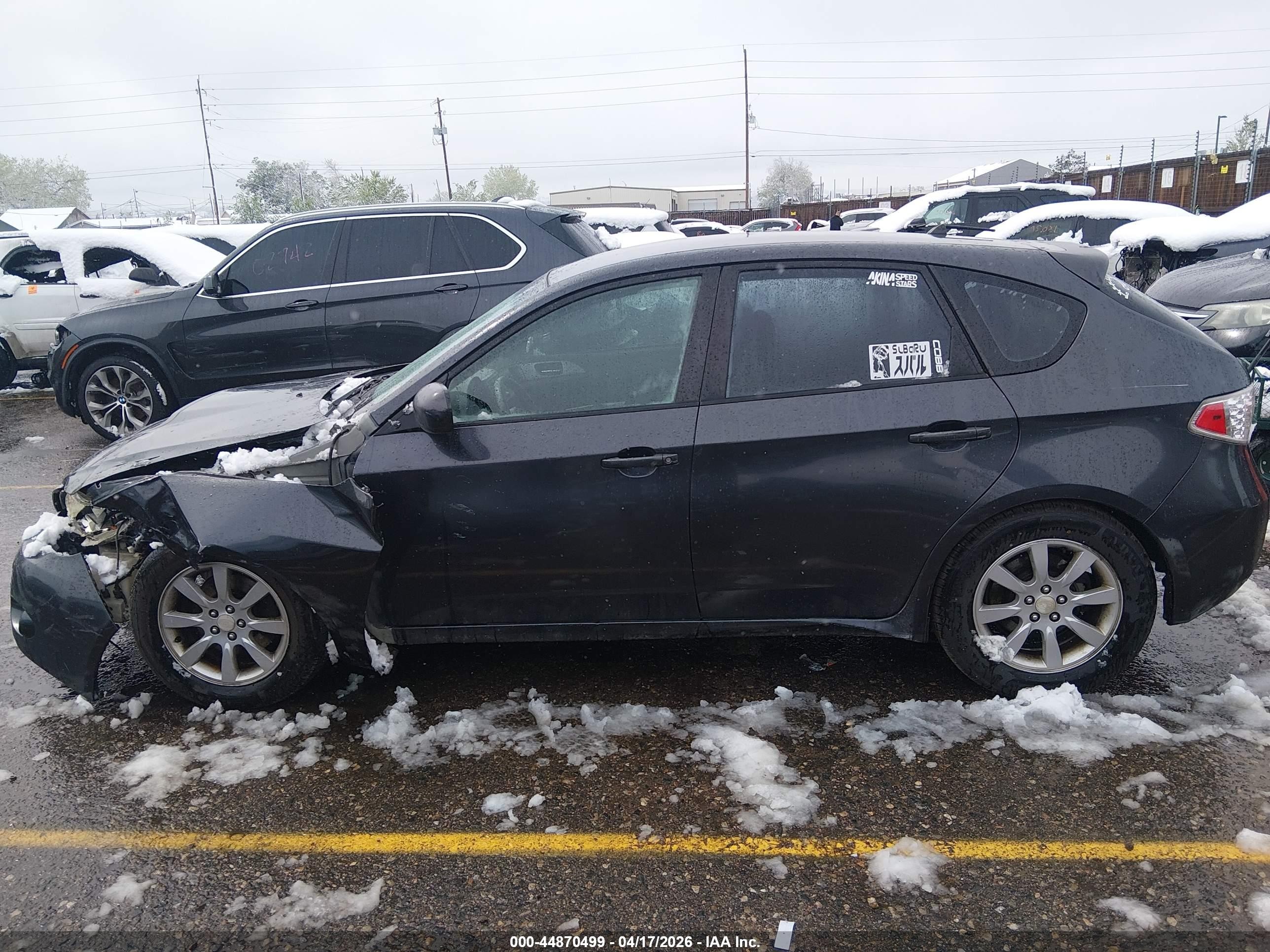 2008 Subaru Impreza Wagon (natl) Wrx Black vin: JF1GH74698G810606