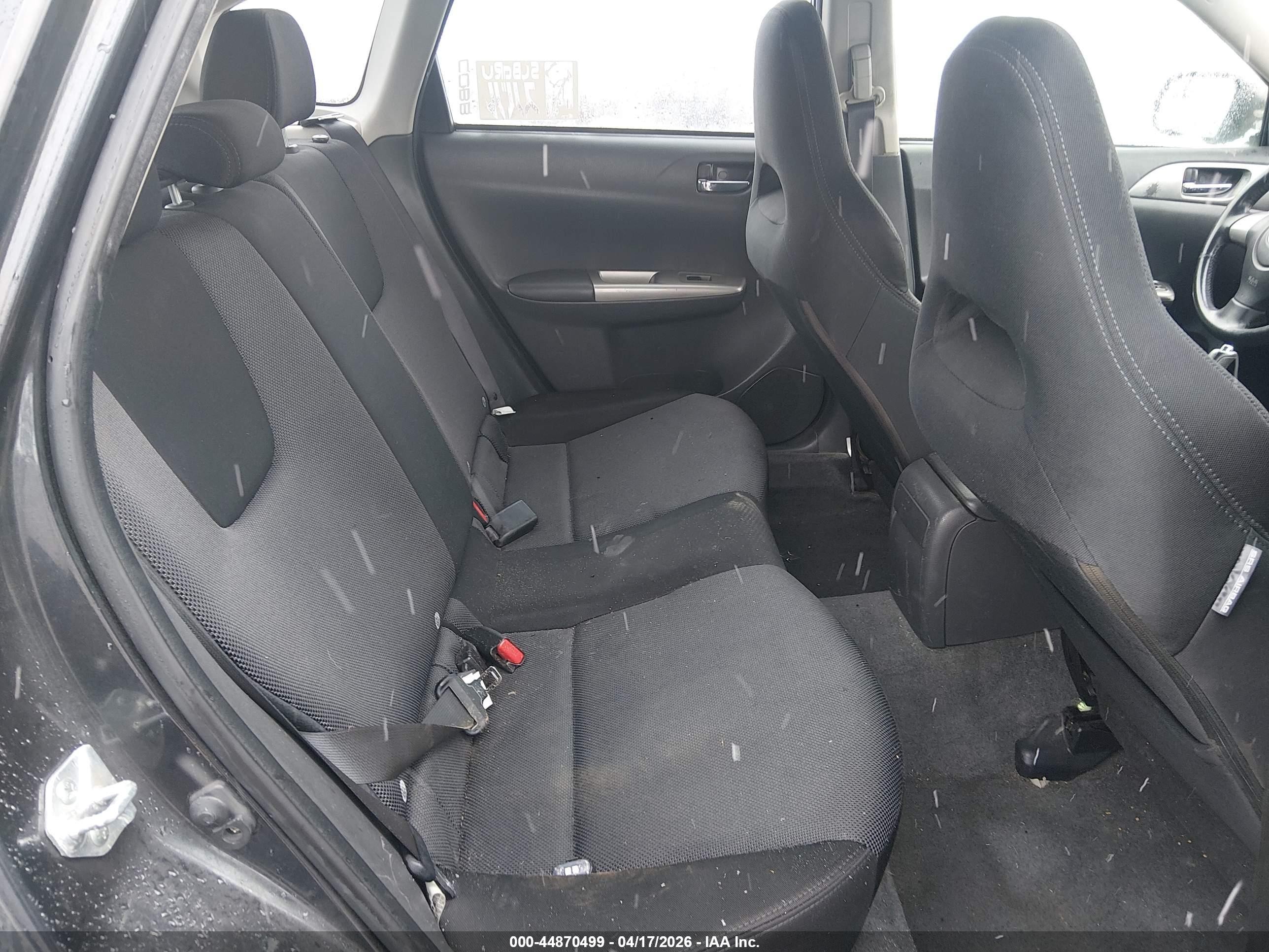 2008 Subaru Impreza Wagon (natl) Wrx Black vin: JF1GH74698G810606