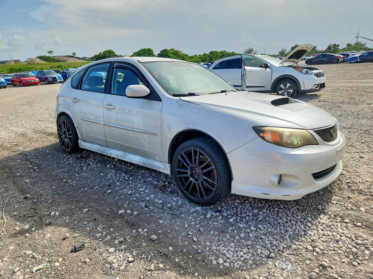 2008 Subaru Impreza Wrx Premium Белый vin: JF1GH75658G800119