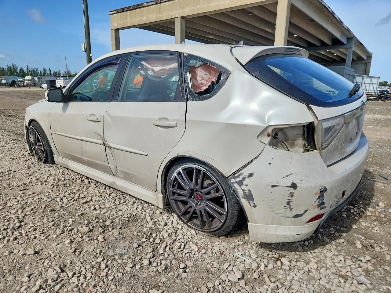 2008 Subaru Impreza Wrx Premium Белый vin: JF1GH75658G800119