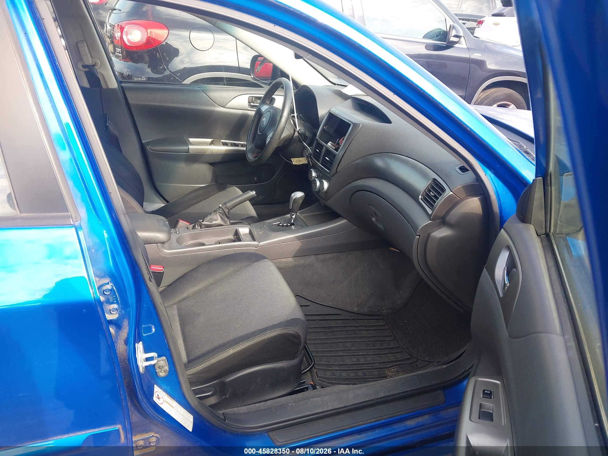 2008 Subaru Impreza Wrx Синий vin: JF1GH75658H804990