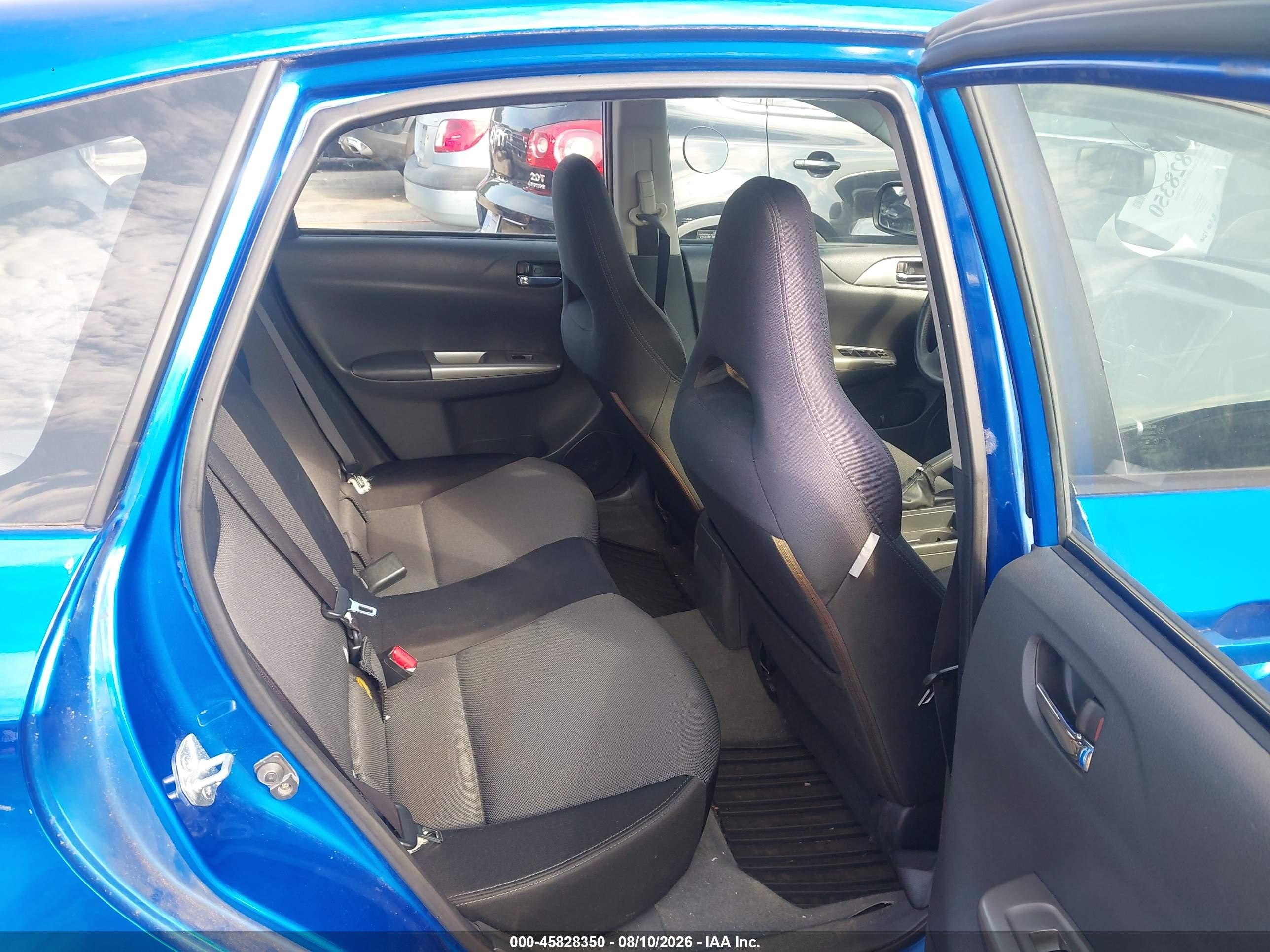 2008 Subaru Impreza Wrx Синий vin: JF1GH75658H804990