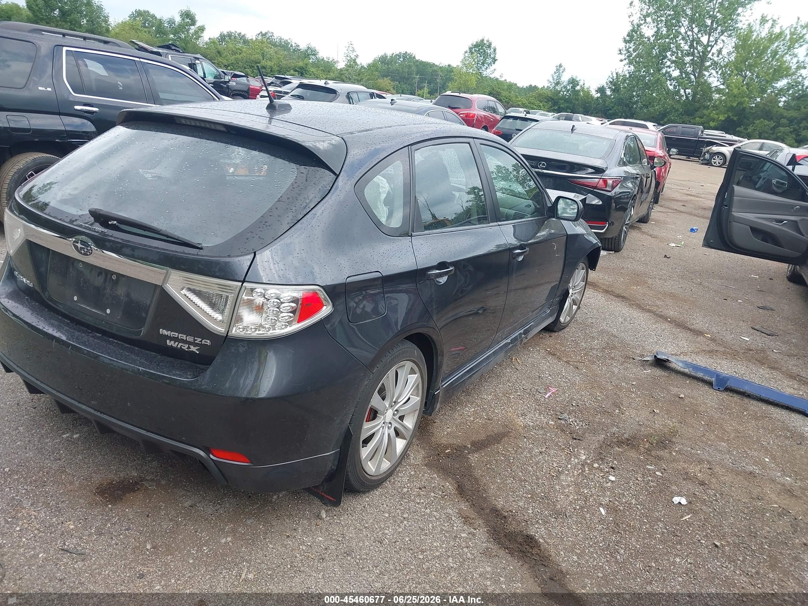 2008 Subaru Impreza Wagon (ny/nj) Wrx W/sat/nav Серый vin: JF1GH75698G806604
