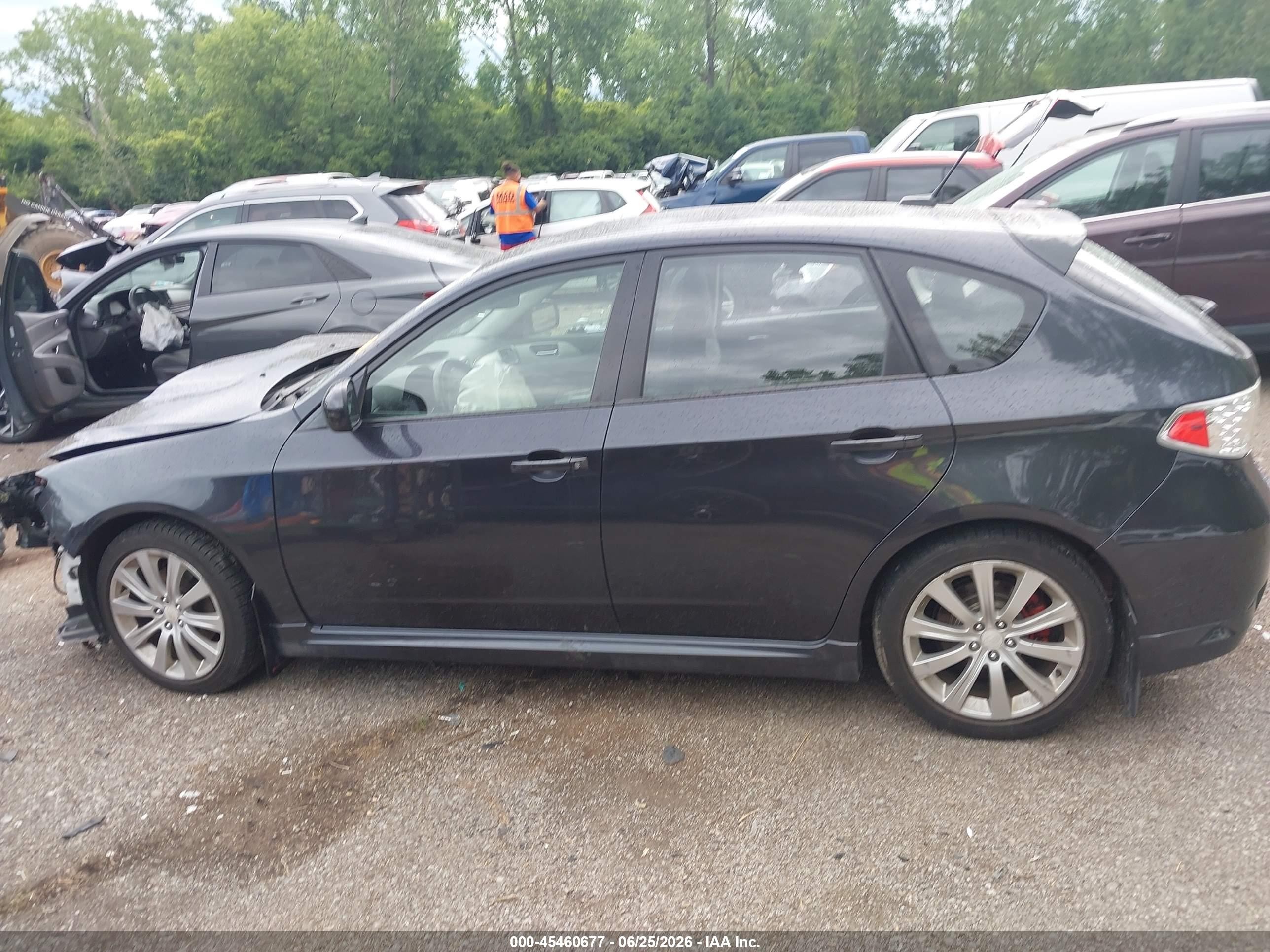 2008 Subaru Impreza Wagon (ny/nj) Wrx W/sat/nav Серый vin: JF1GH75698G806604