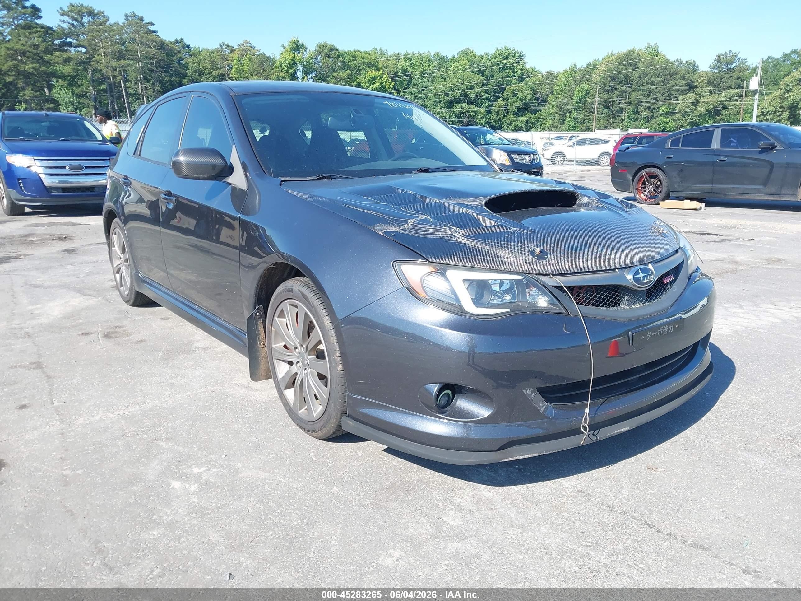 2009 Subaru Impreza Wrx Черный vin: JF1GH76609G820424