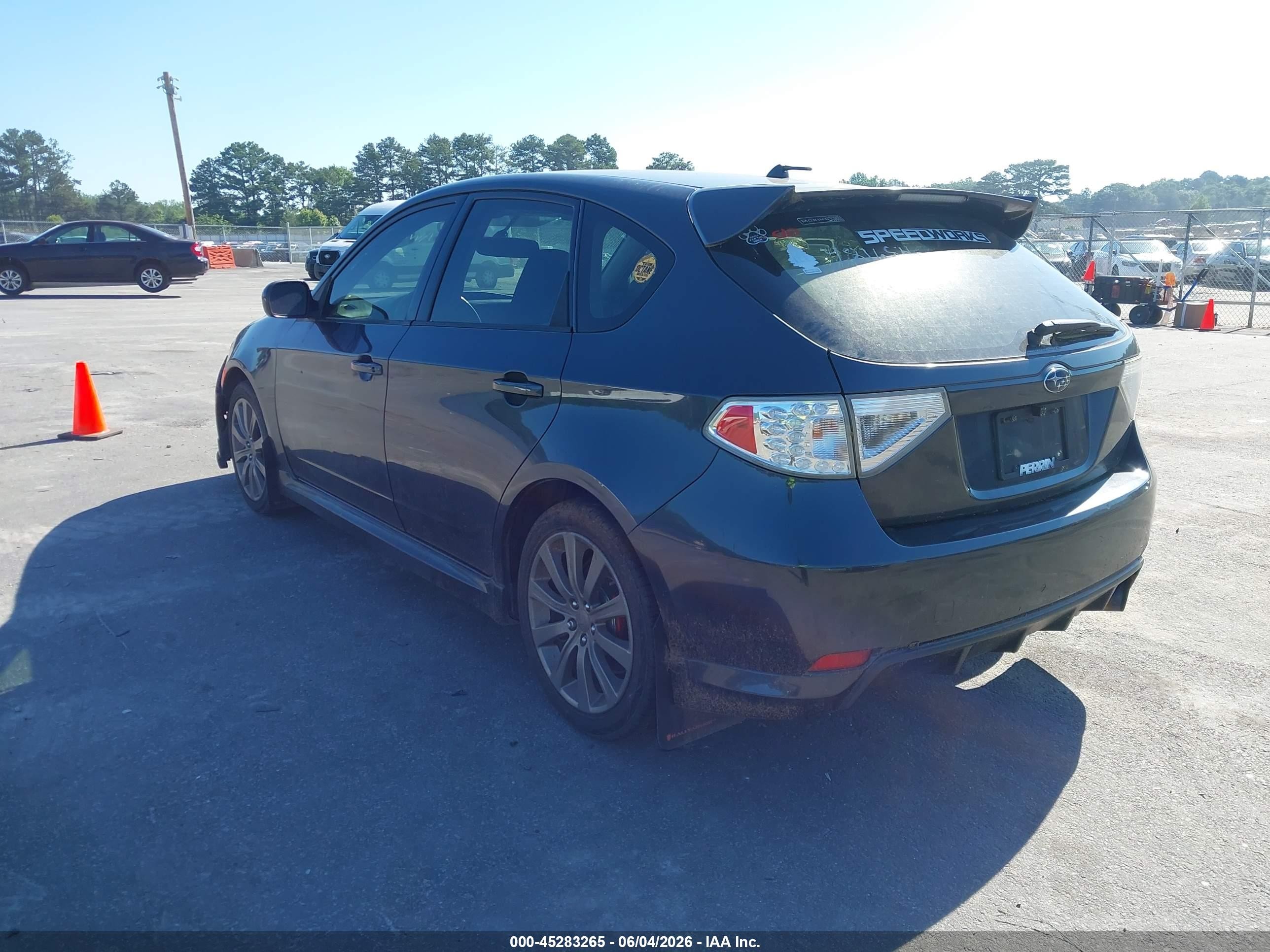 2009 Subaru Impreza Wrx Черный vin: JF1GH76609G820424