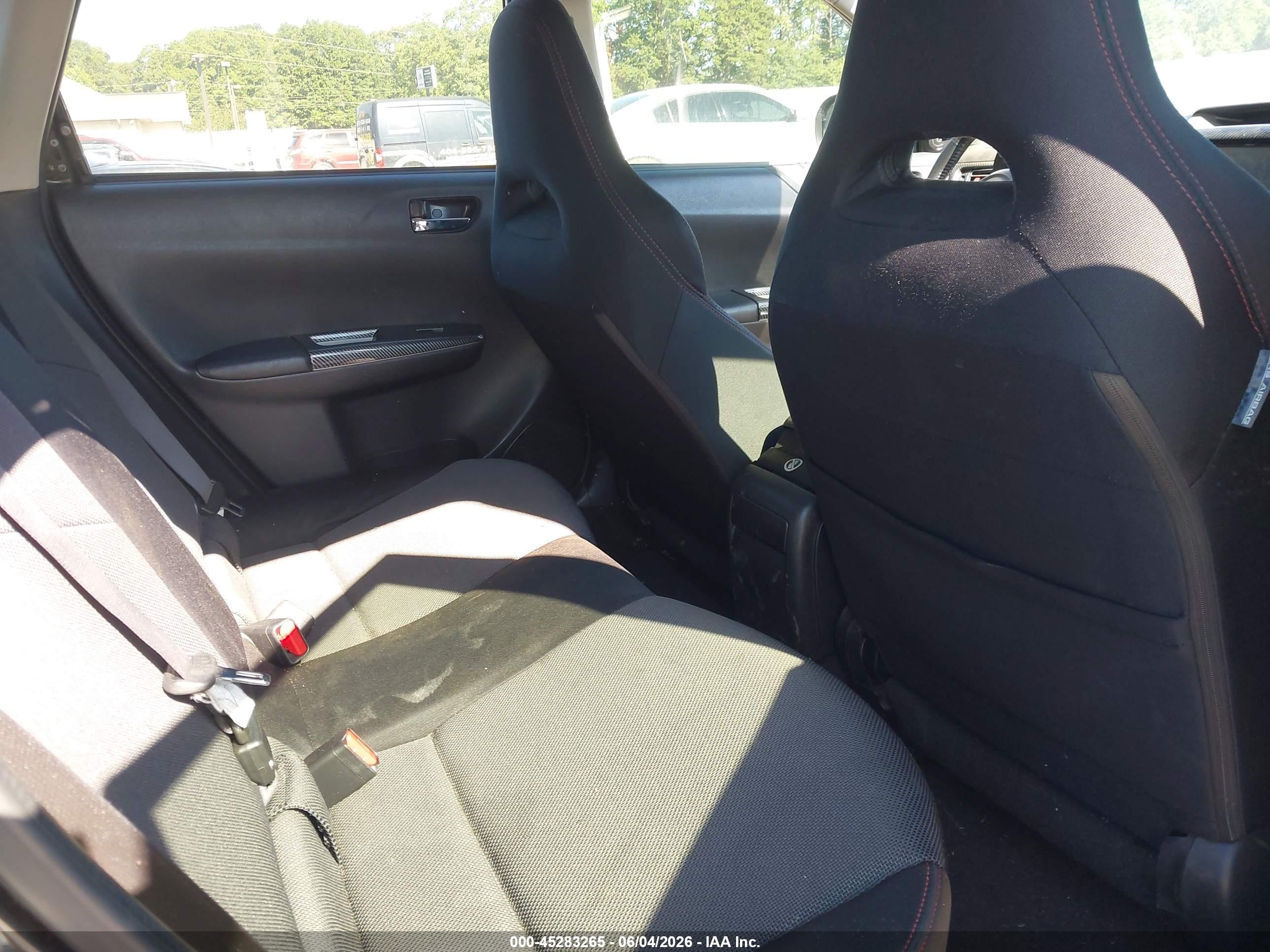 2009 Subaru Impreza Wrx Черный vin: JF1GH76609G820424