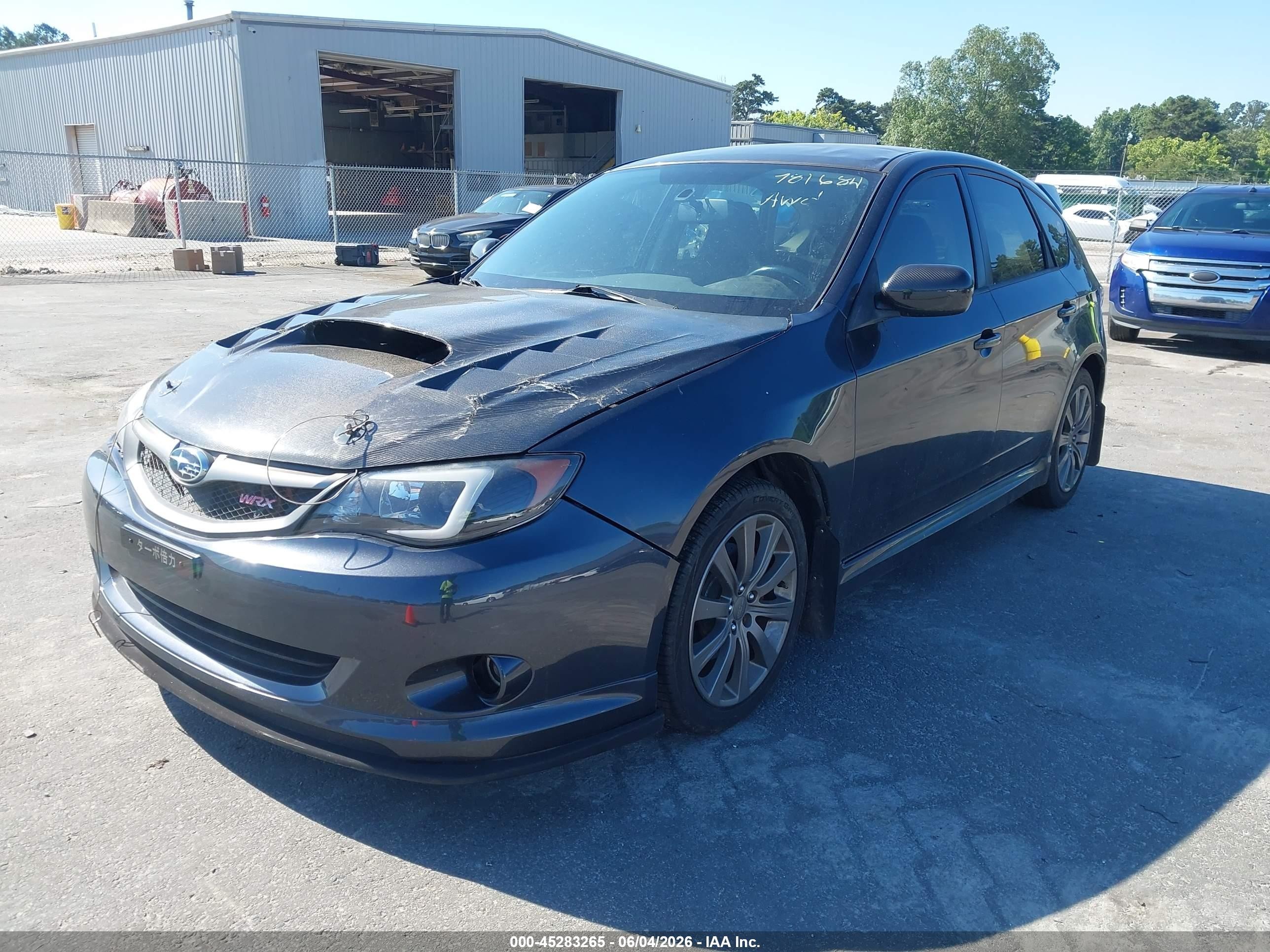 2009 Subaru Impreza Wrx Черный vin: JF1GH76609G820424