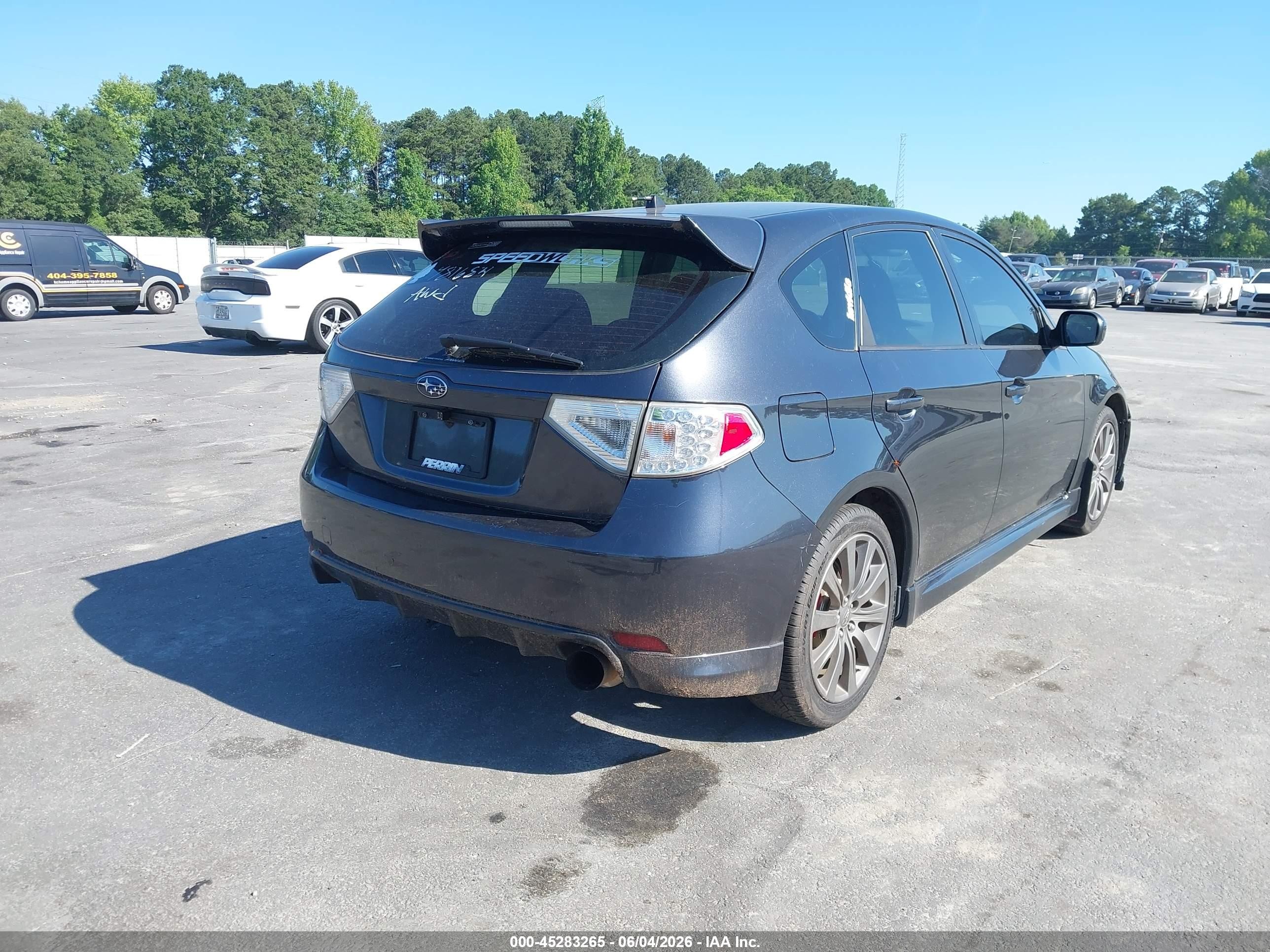 2009 Subaru Impreza Wrx Черный vin: JF1GH76609G820424