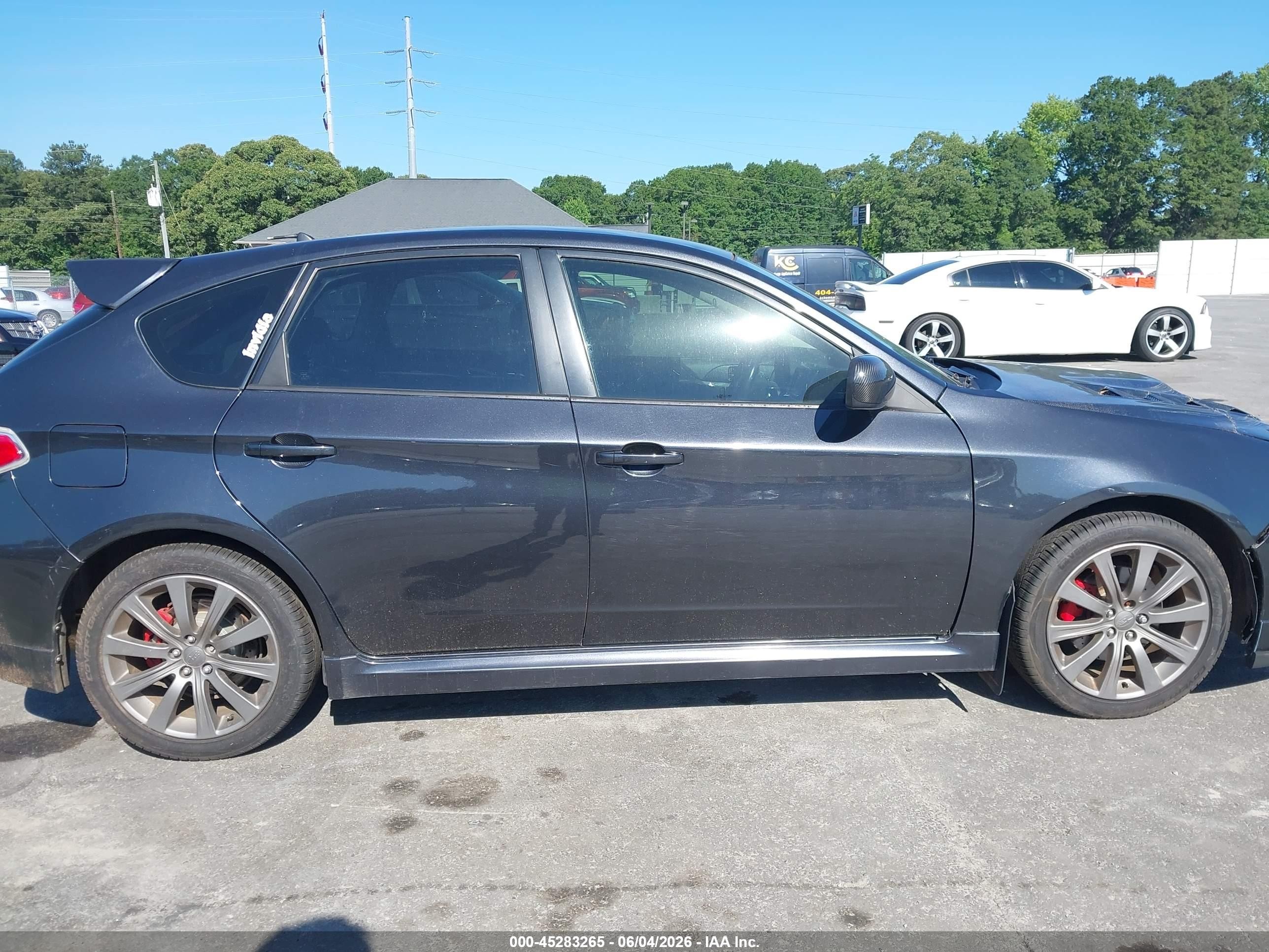 2009 Subaru Impreza Wrx Черный vin: JF1GH76609G820424